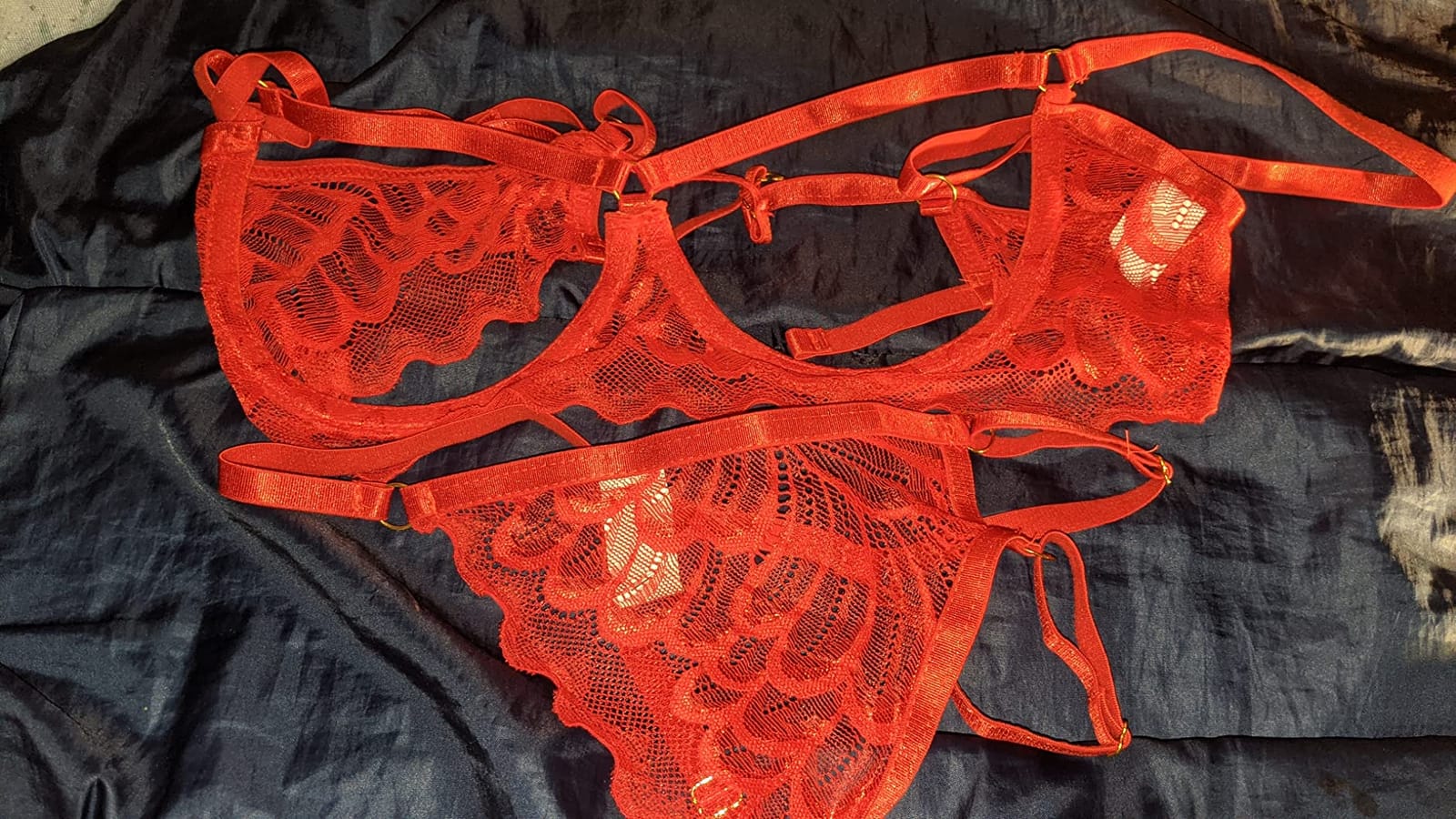 Lilosy Sexy Lingerie Set 2 Piece Women Bra and Panty 3XS-5XL customer photo 2