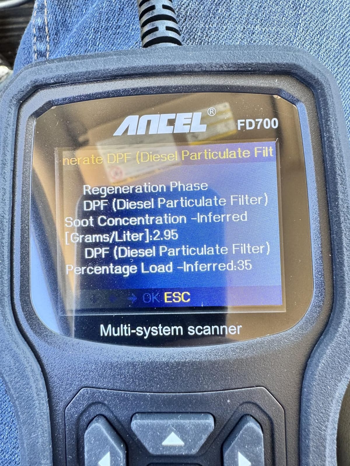 ANCEL FD700 Ford Lincoln Mercury OBD2 Scanner, Full System Automotive Car Code Reader with All Functions, Including Battery Registration ABS SRS SAS BMS Oil Reset TPMS Engine IQA EPB Regen customer photo 1