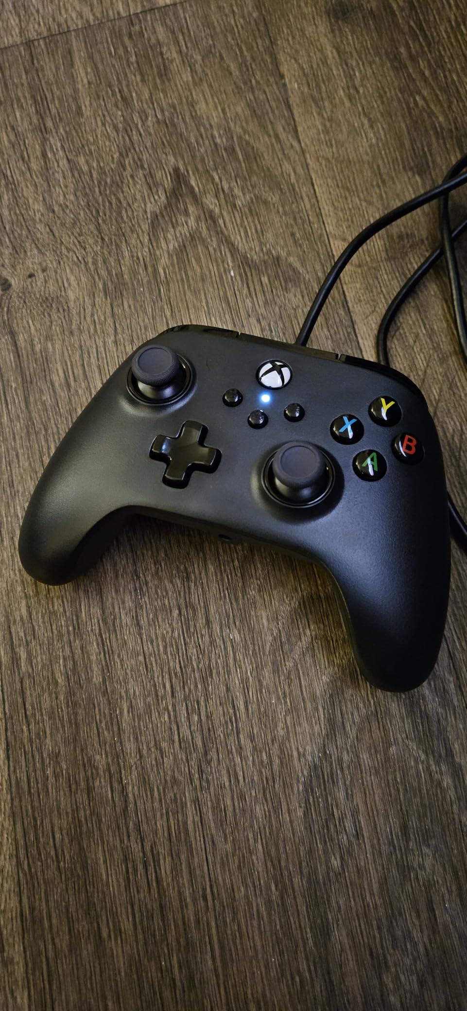 PowerA Wired Controller for Xbox Series X|S - Black, gamepad, wired video game controller, gaming controller, works with Xbox One and Windows 10/11 customer photo 1