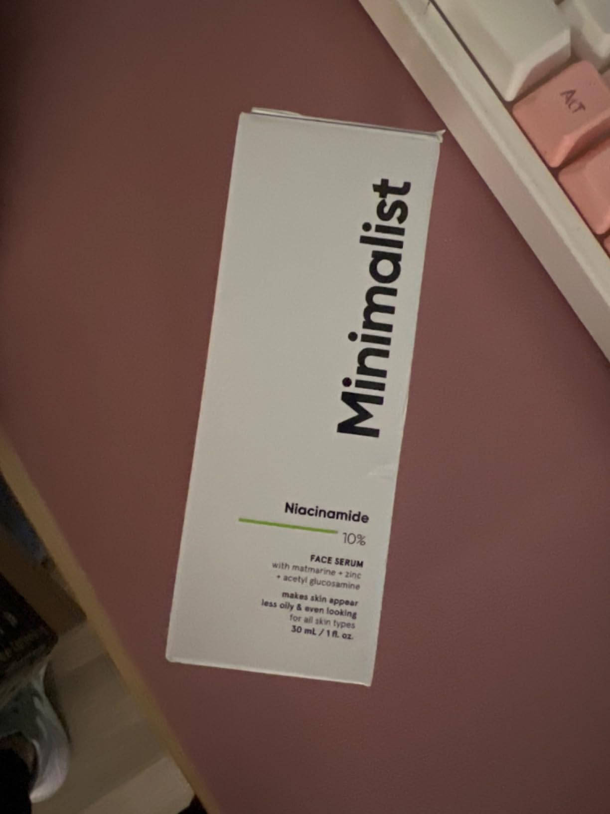 Minimalist Niacinamide 10% + Zinc Face Serum for Enlarged Pores & Excess Oil | Reduces Blemishes for Even Skin Tone | For Women & Men | 1 Fl Oz / 30 ml customer photo 2