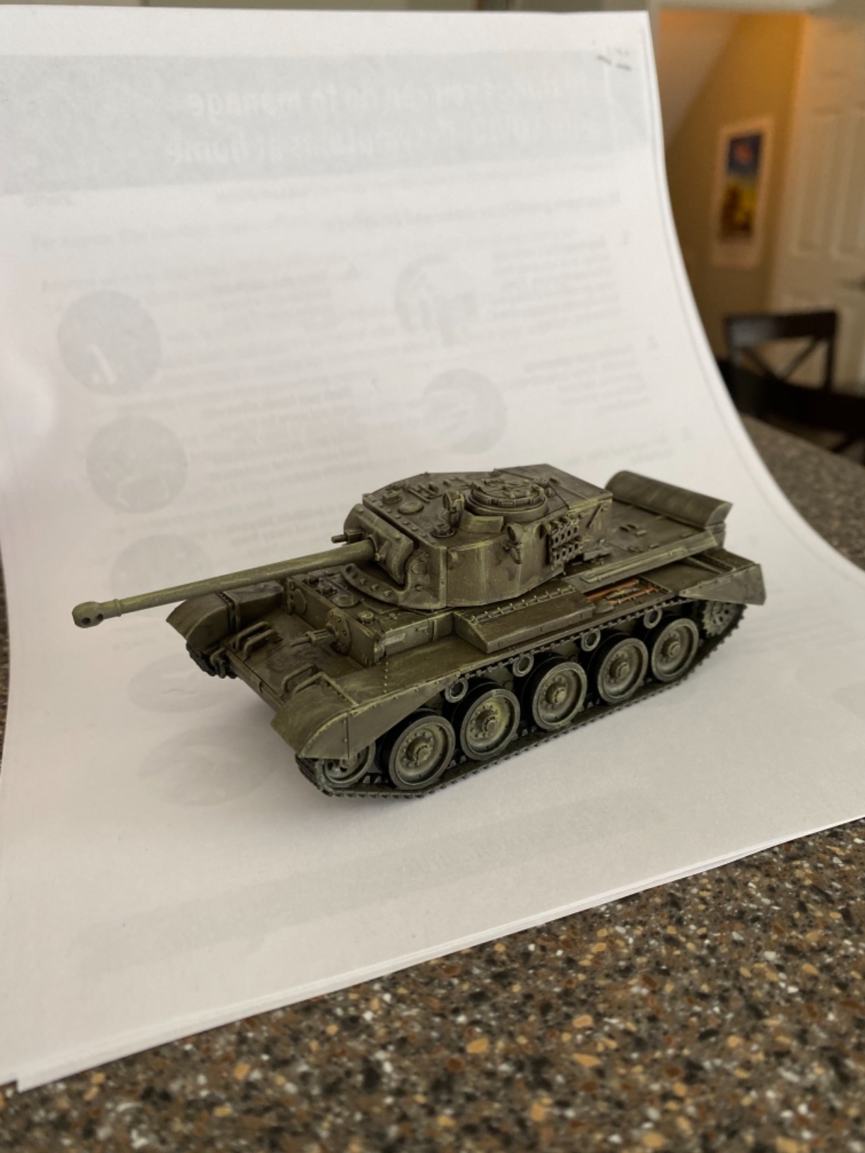 Rubicon Models RB0094 1/56 British Army A34 Comet Plastic Model customer photo 1