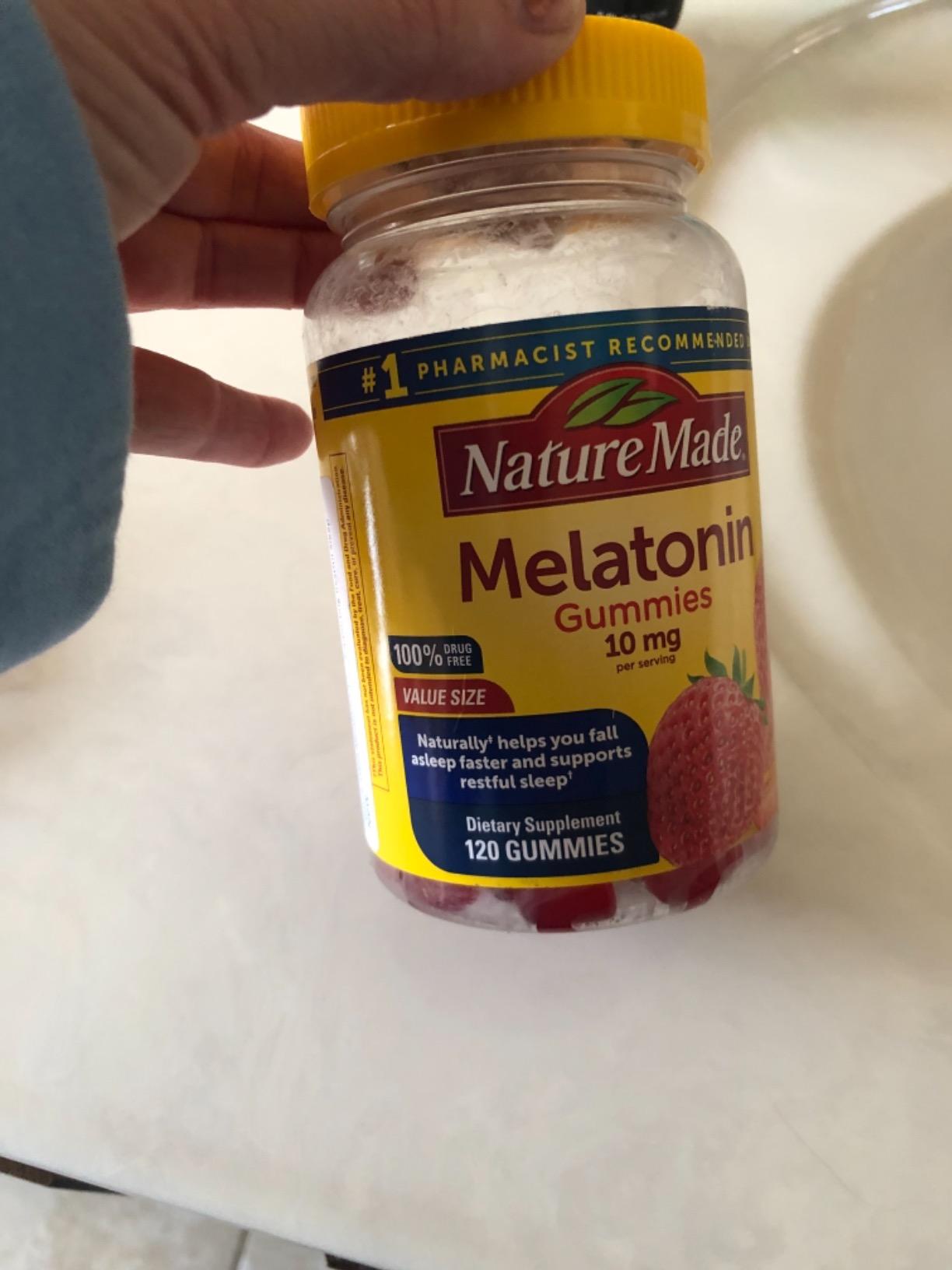 Nature Made Melatonin 10 mg per Serving Gummies, 120 Melatonin Gummies customer photo 1