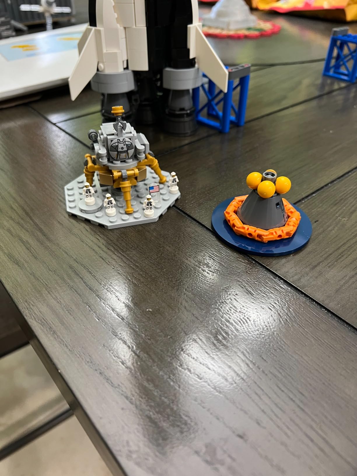 LEGO 92176 Ideas NASA Apollo Saturn V Space Rocket and Vehicles, Spaceship Collectors Building Set with Display Stand [Amazon Exclusive], 14+ years customer photo 1