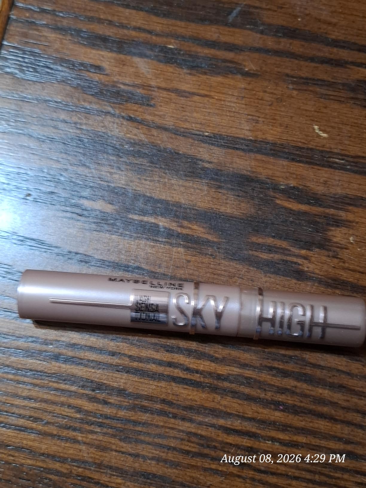 Maybelline Lash Sensational Sky High Washable Mascara Makeup, Volumizing, Lengthening, Defining, Curling, Multiplying, Buildable Formula, Blackest Black, 1 Count customer photo 2