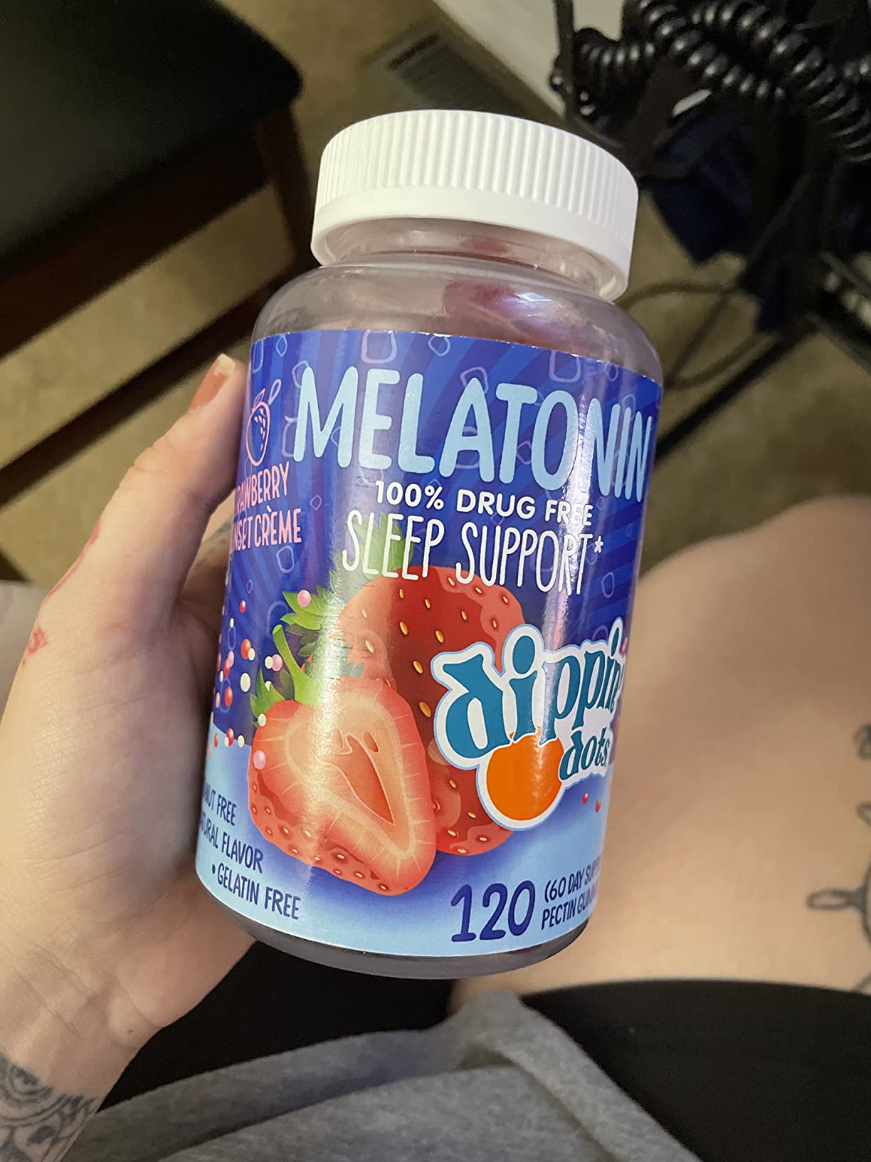 Dippin' Dots Kids Melatonin Gummies, Natural Sleep Aid, 2.5mg (120 Ct) customer photo 1