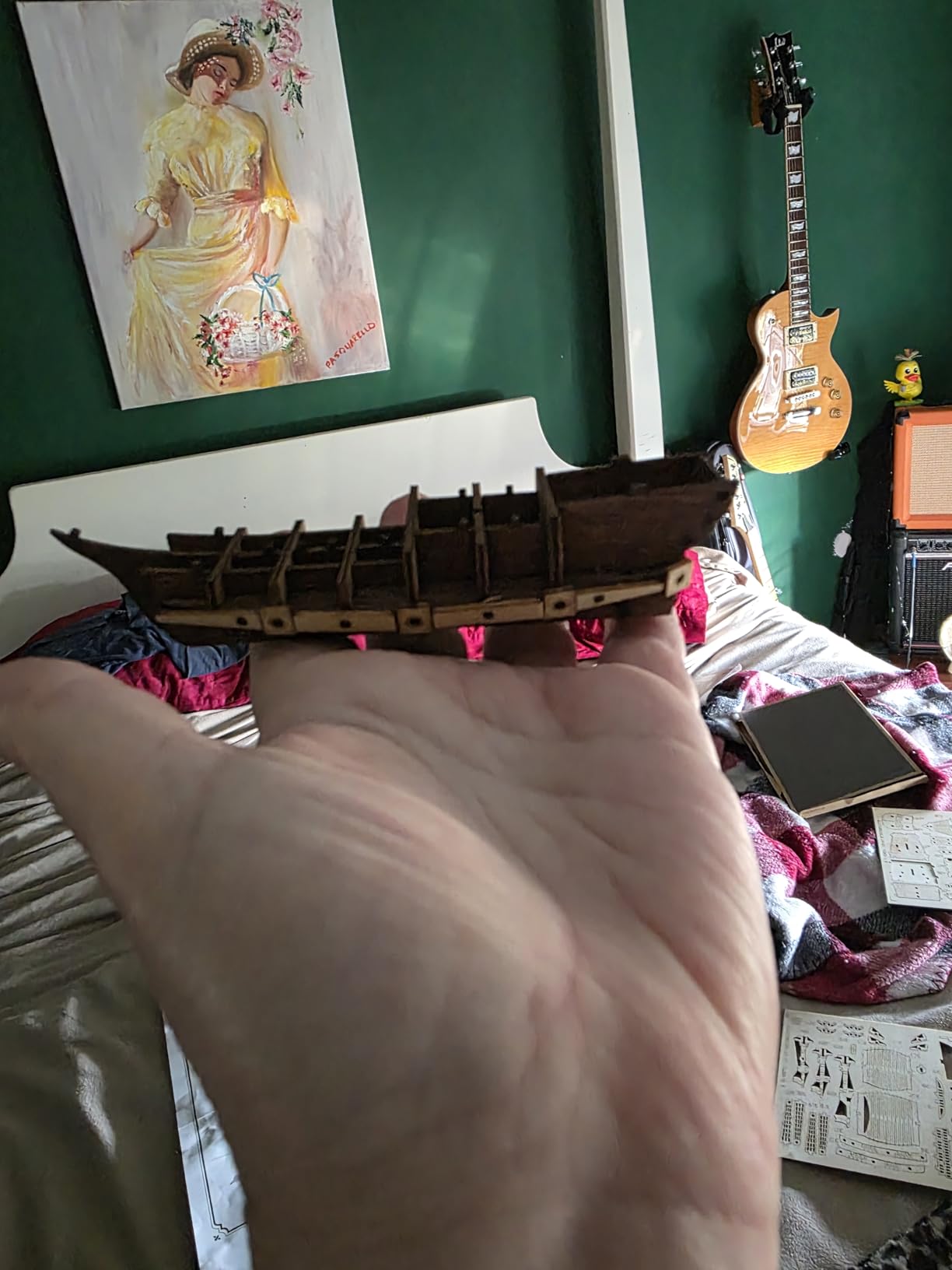 RoWood 3D Wooden Puzzle for Adults, Vintage Wooden Watercraft Model Sailboat Kit to Build, Best Gift Ideas Crafts Kit for Adults - Sailling Ship customer photo 1
