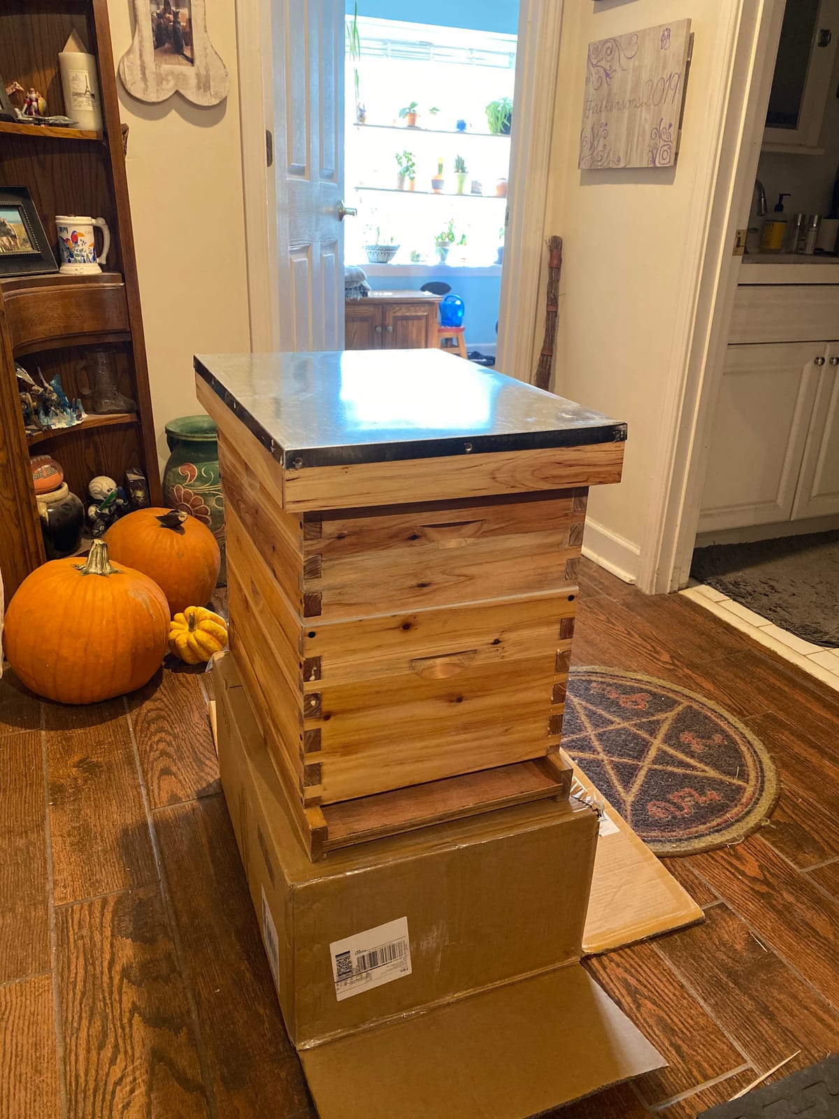 Beehive 8 Frame Bee Hives and Supplies Starter Kit, Bee Hive for Beginner, Honey Bee Hives Includes 1 Deep Bee Boxes, 1 Bee Hive Super with Beehive Frames and Foundation customer photo 1