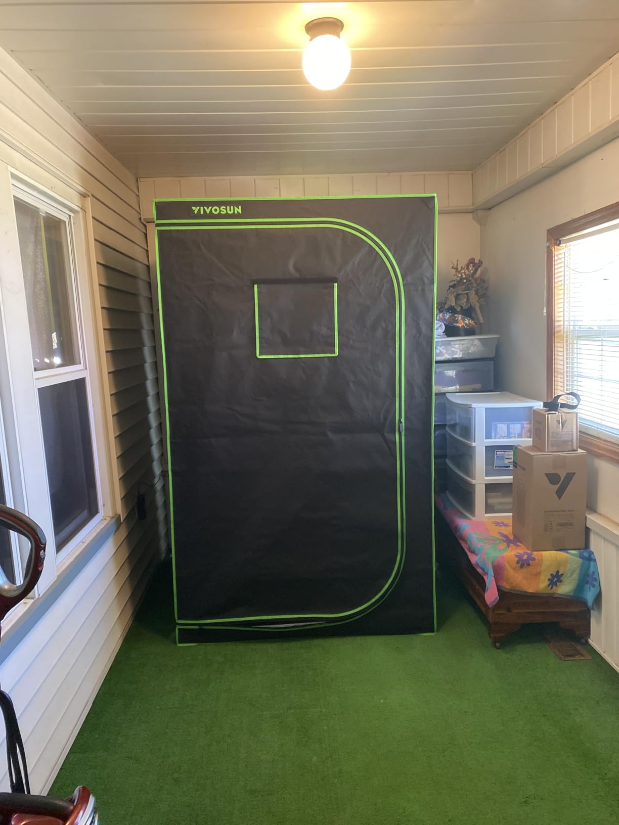 VIVOSUN 2.7x2.7ft Grow Tent Kit 150W LED A22 WiFi Control Grow System customer photo 1