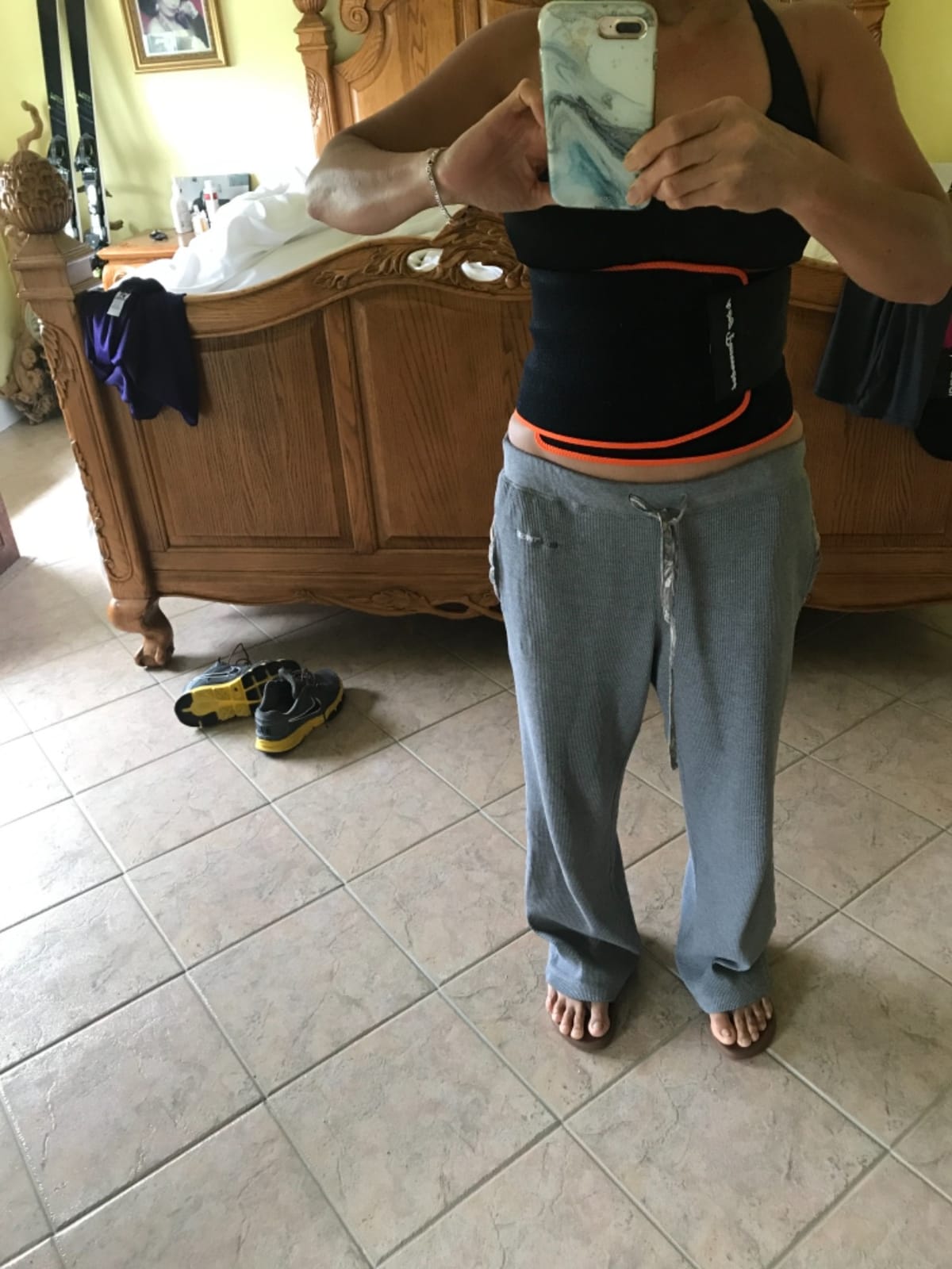 KingPavonini Waist Trainer for Men Women Belly Fat, Sweat Belt Band customer photo 1