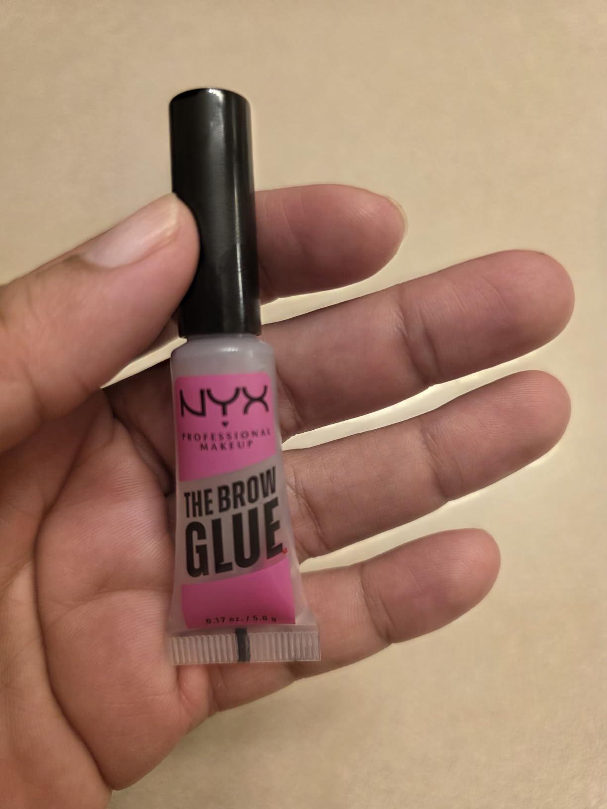 NYX PROFESSIONAL MAKEUP The Brow Glue, Extreme Hold Eyebrow Gel - Clear customer photo 1