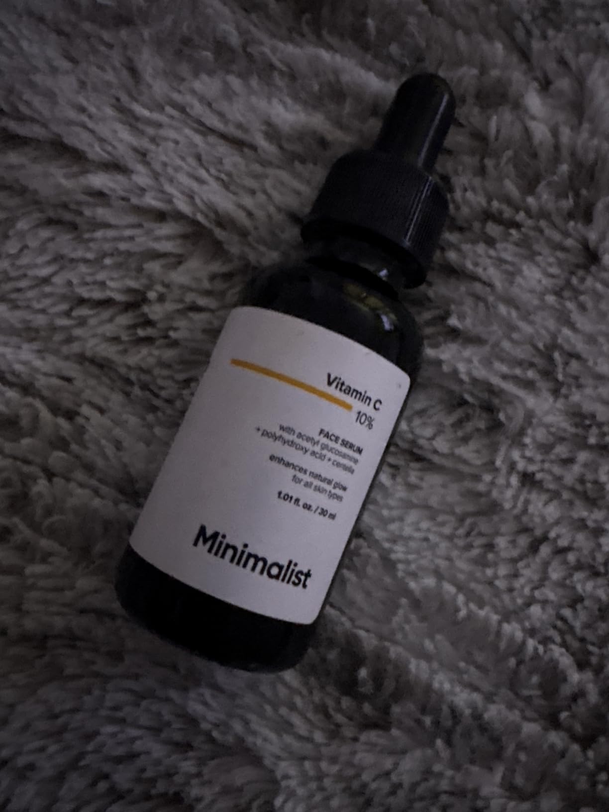 Minimalist 10% Advanced Vitamin C Serum for Glowing Skin | Brightening & Visible Reduces Dark Spots | For Uneven Skin Tone, Dullness | Daily Face Serum (Stable Vitamin C) | 30ml/1 FL Oz customer photo 2