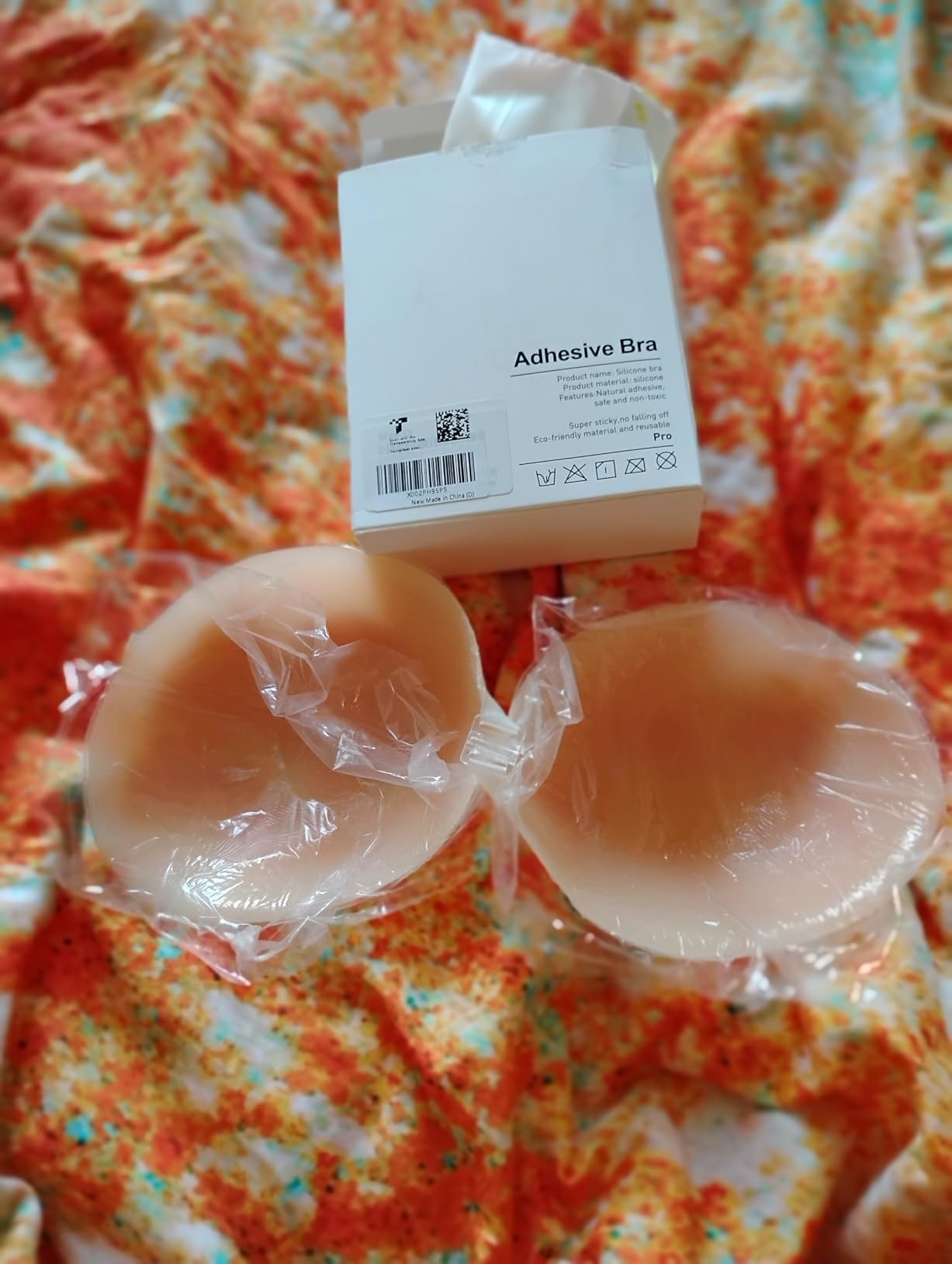 NONIO Adhesive Bra Strapless Sticky Invisible Push up Reusable Silicone The Best Off Backless Viscous for Women customer photo 1