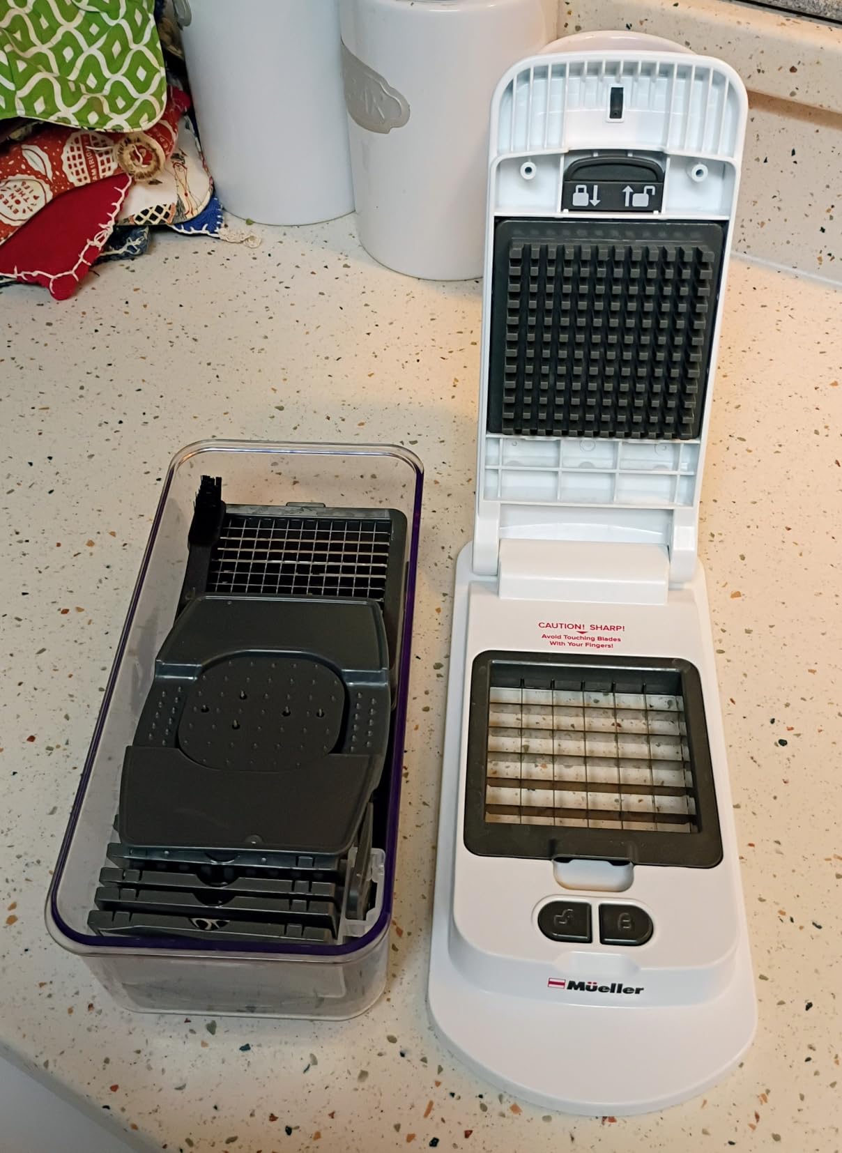 Mueller The Real Original Pro Vegetable Chopper & Mandoline Slicer, 10-in-1 customer photo 2