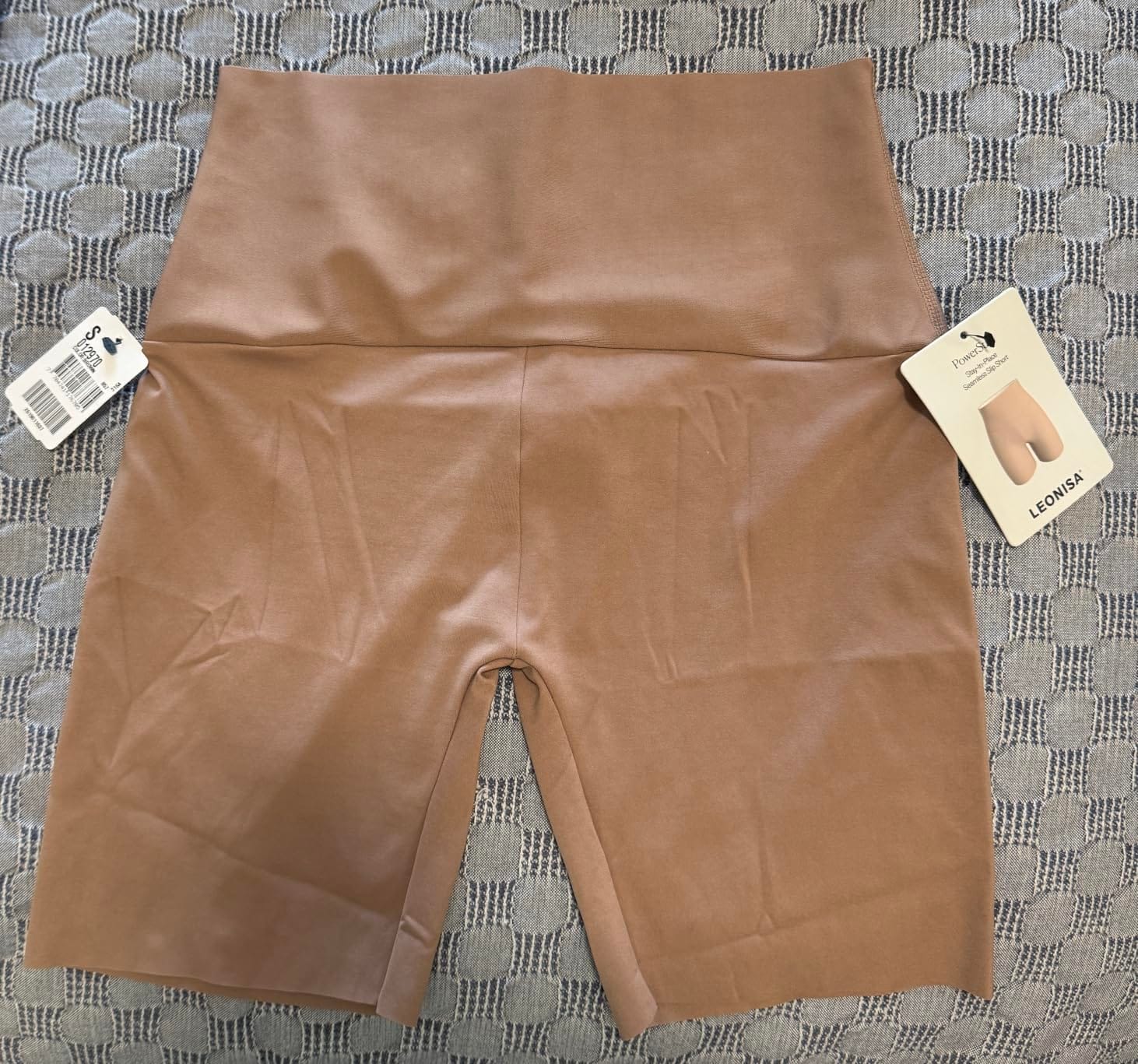 Leonisa Stay-in-Place Seamless Shorts for Women - High Waisted Shapewear Tummy Control customer photo 2