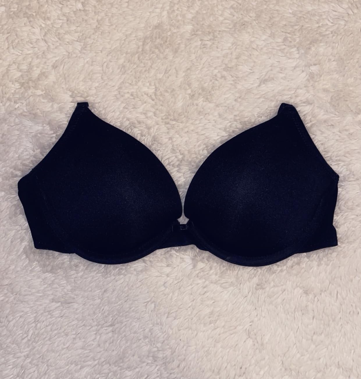 Maidenform Women's Push-up Bra with Dreamwire, No-Poke Underwire Push-up Bras for Women, Convertible, Demi Coverage, Sexy customer photo 2