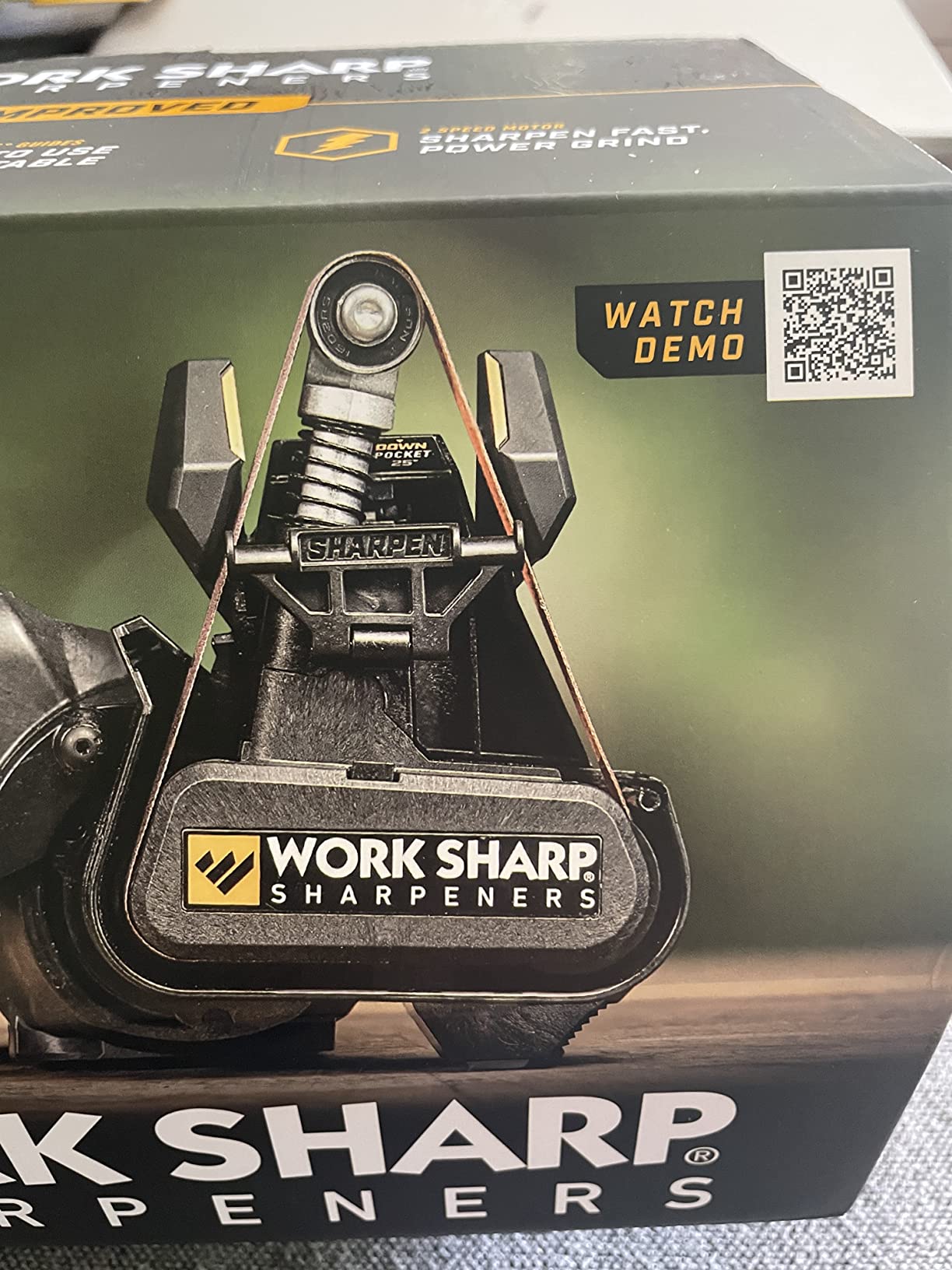 Work Sharp MK2 Electric Knife Sharpener – Adjustable 2-Speed Knife Sharpening System for Kitchen Knives, Pocket Knives, Scissors, Axes & Garden Tools customer photo 2