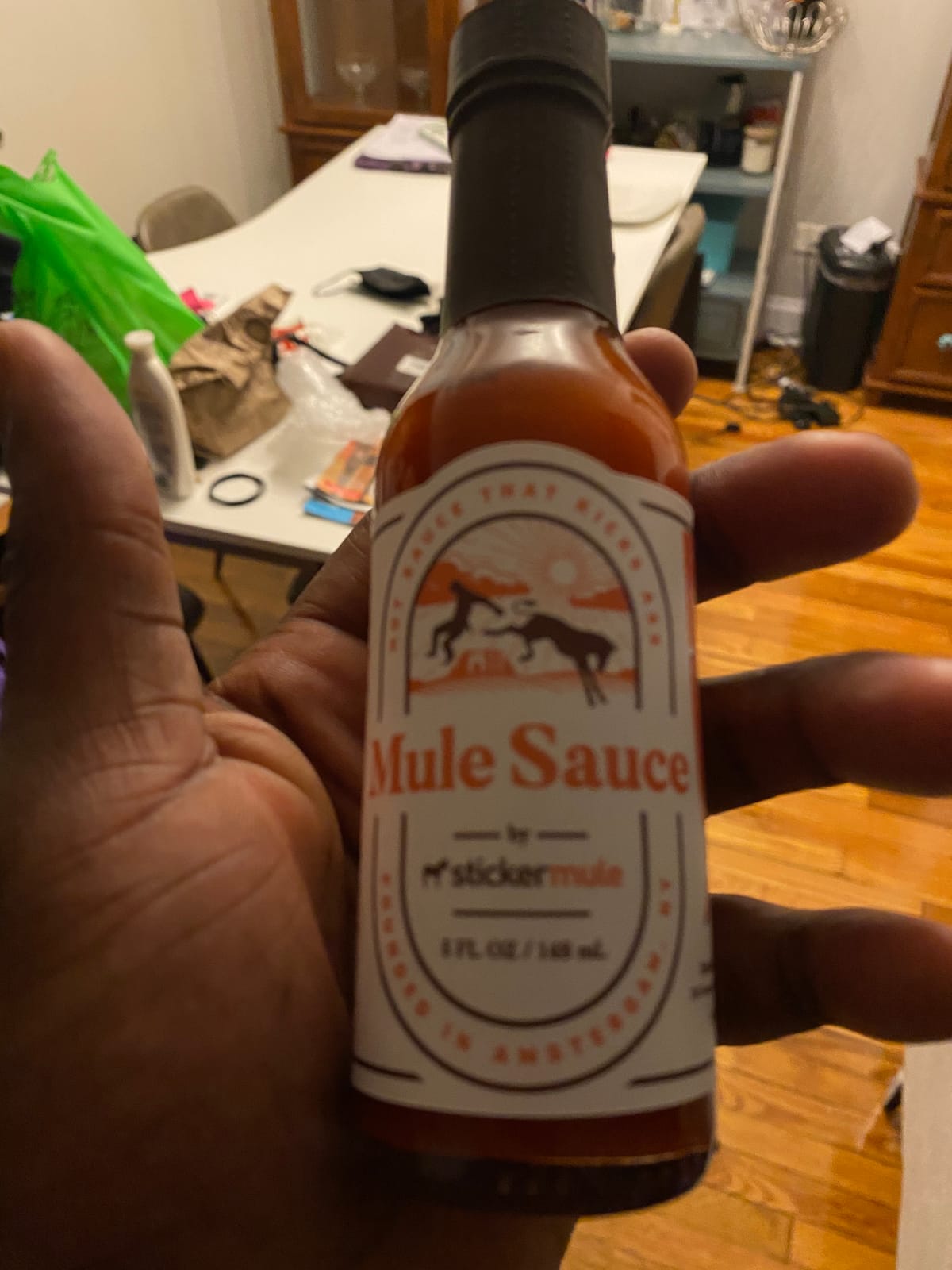 Mule Sauce - Hot sauce with Habanero, Yellow scotch bonnet and Bhut jolokia. (5 oz, 1) customer photo 1