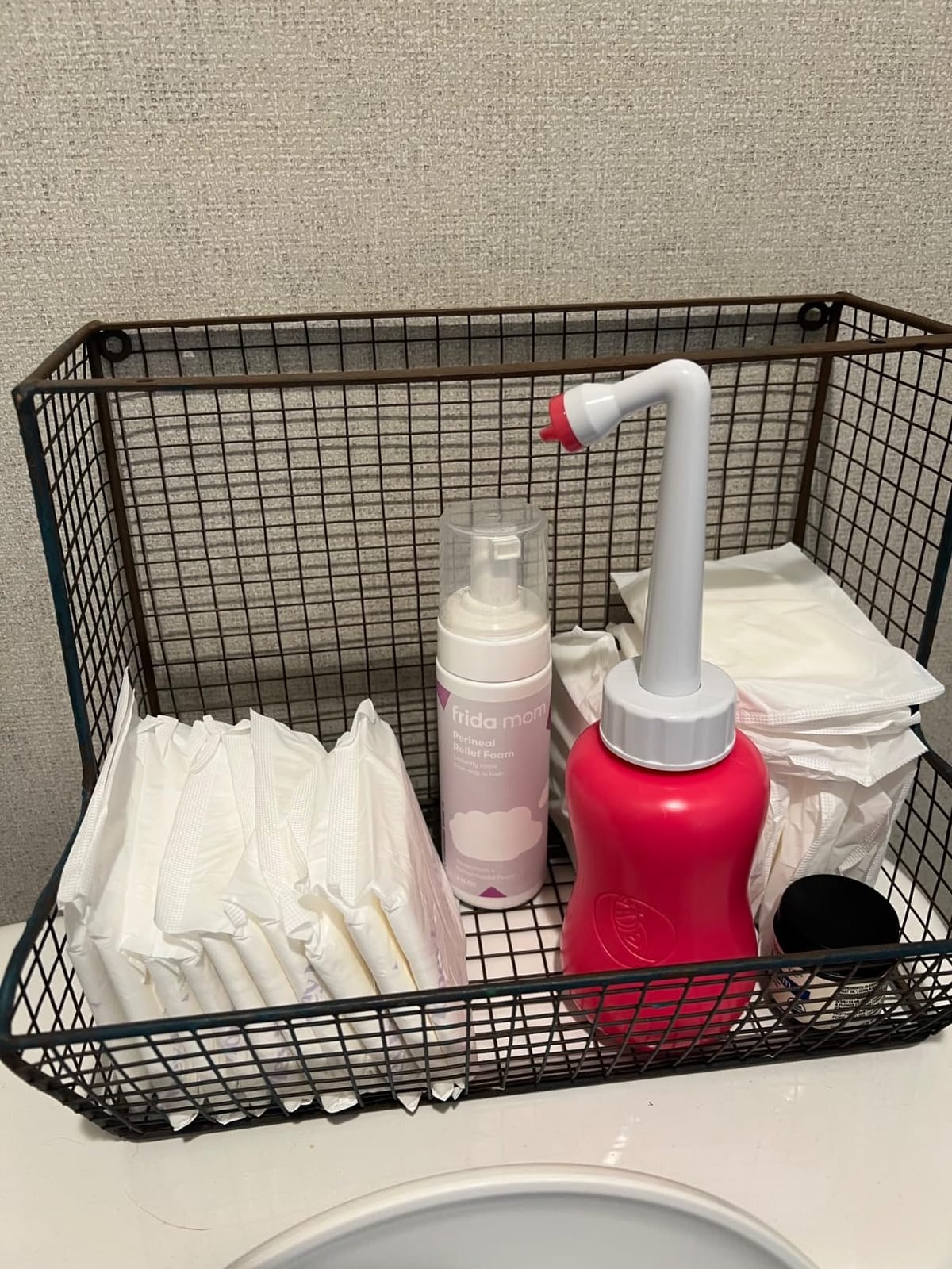 Ninja Mama Peri Bottle for Postpartum Care Post Partum Essentials for Pain Relief, Tears & Hemorrhoids After Birth Portable Perineal Bottle with Angled Spout Labor & Delivery Hospital Bag. (355ml) customer photo 2