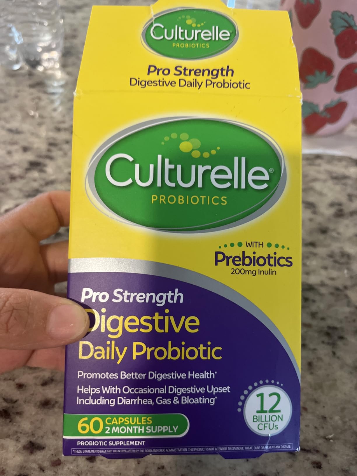 Culturelle Pro Strength Probiotics for Digestive Gut Health*, 12B CFU, 60ct customer photo 2