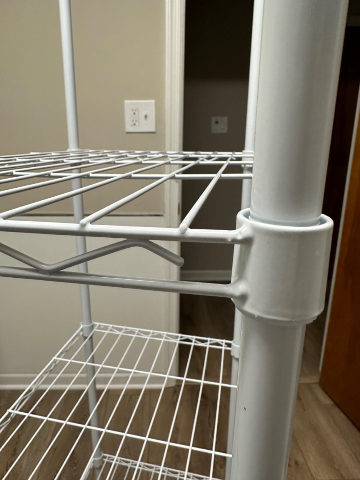 HOMEFORT 5-Tier Wire Shelving Unit, Extra Wide Metal Storage Rack, Free Standing Rack, Durable Organizer Perfect for Pantry Closet Kitchen Laundry Organization in Black, 29