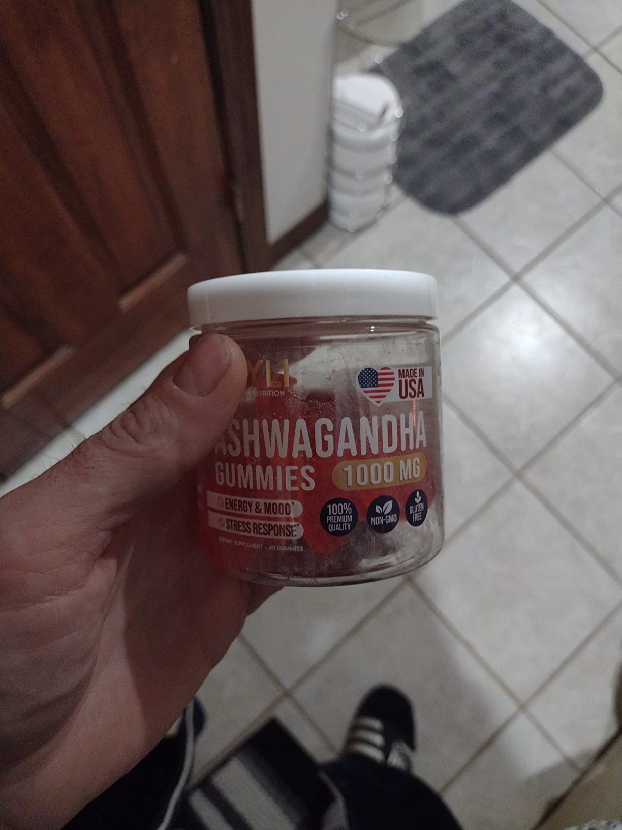 Ashwagandha Gummies for Women & Men - Natural Calm Gummies with Ashwagandha Root Extract Vitamin C Zinc - Ashwagandha Herbal Supplement for Sleep Stress Balance - 60 Vegan Sugar Free Chews customer photo 1