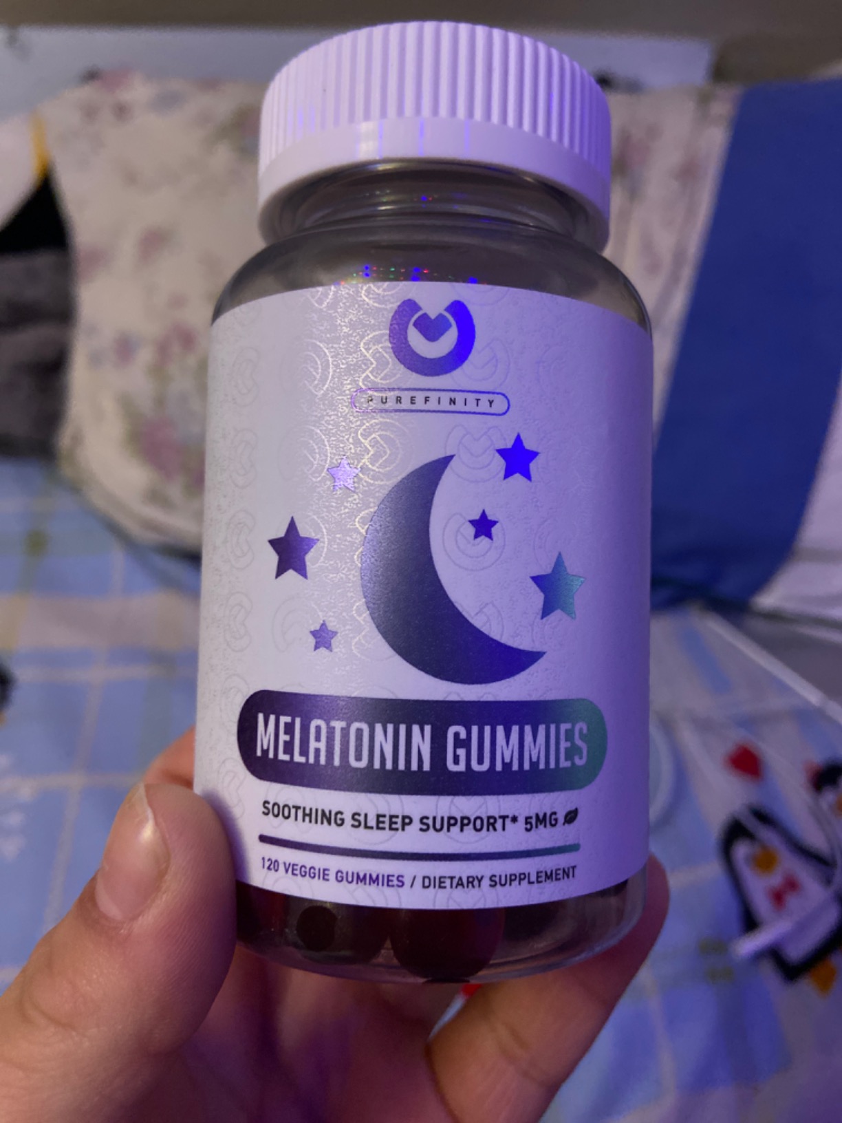 PUREFINITY Kids Melatonin Gummies Kids 5mg, Gluten Free, Non-GMO, 120ct customer photo 1