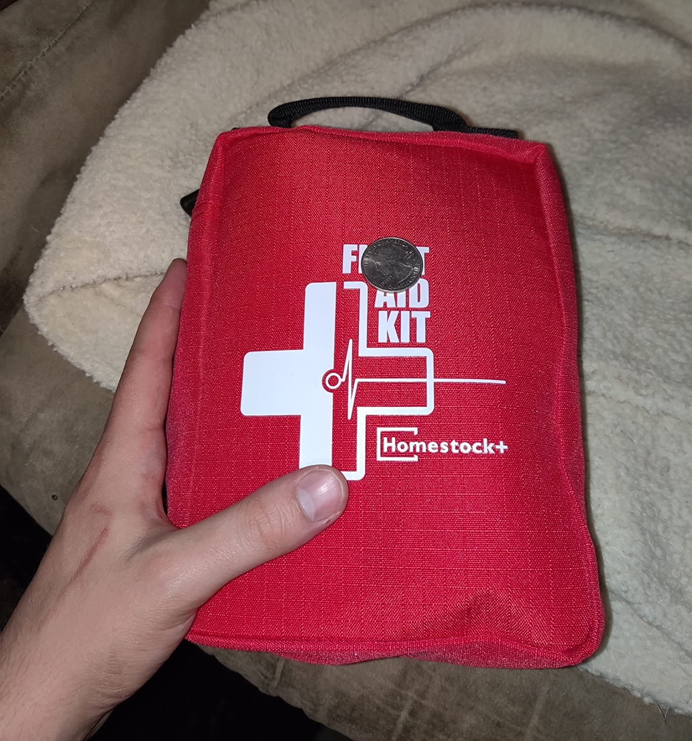 First Aid Kit, Professional Trauma First Aid Kit with Labelled Compartments Molle System for Car, Hiking, Backpacking, Camping, Traveling, and Cycling customer photo 1