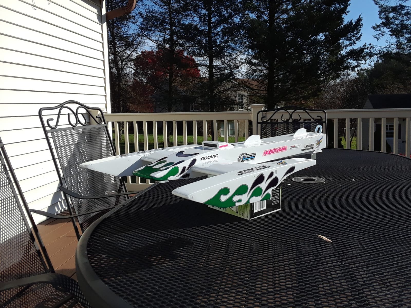 RC Plywood Outrigger 600mm Wooden Air Boat Kit to build for adults (B088) customer photo 2