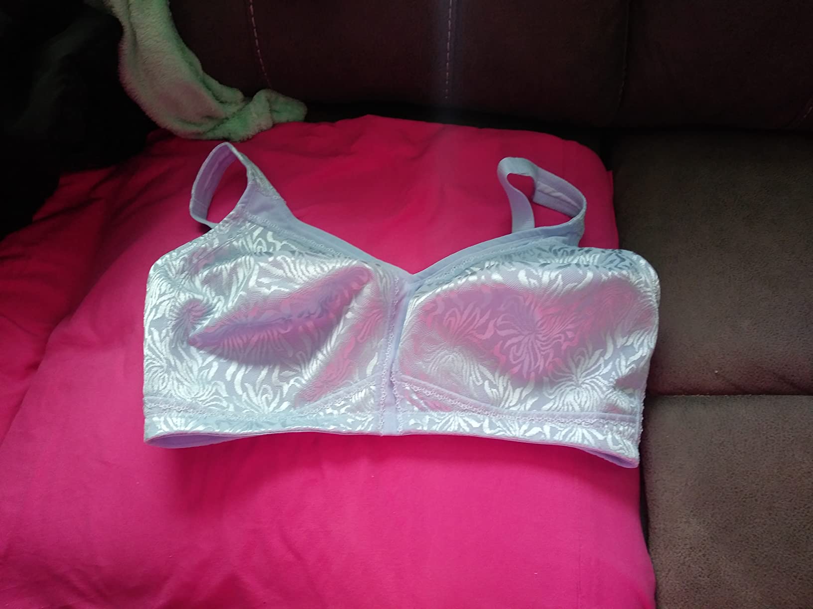 ZeroBound Women's Minimizer Bras Comfort Cushion Strap Wirefree Full Coverage Large Bust Non-Padded Bra customer photo 2