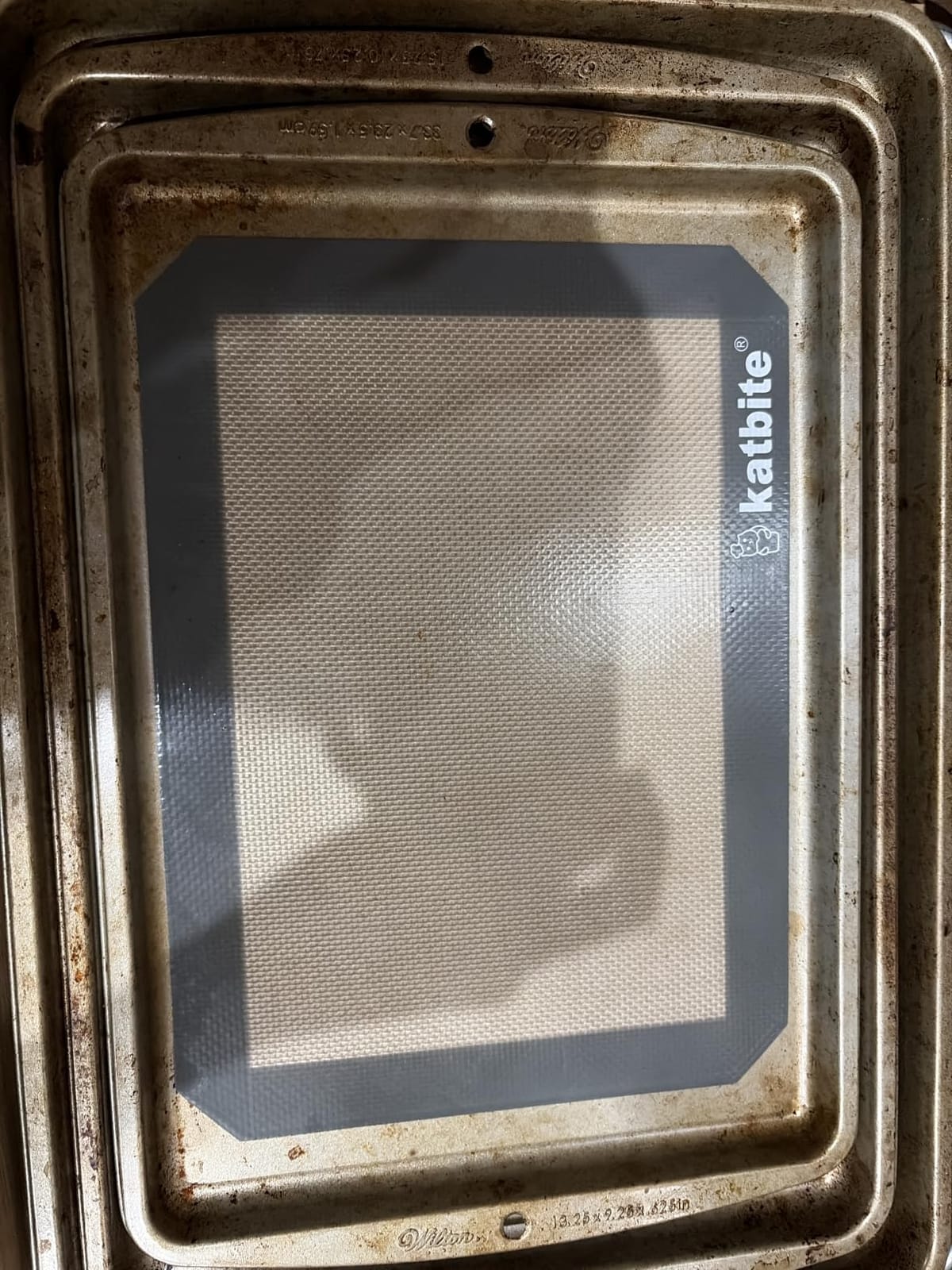 Katbite Silicone Baking Mat Set of 3 Grey customer photo 1