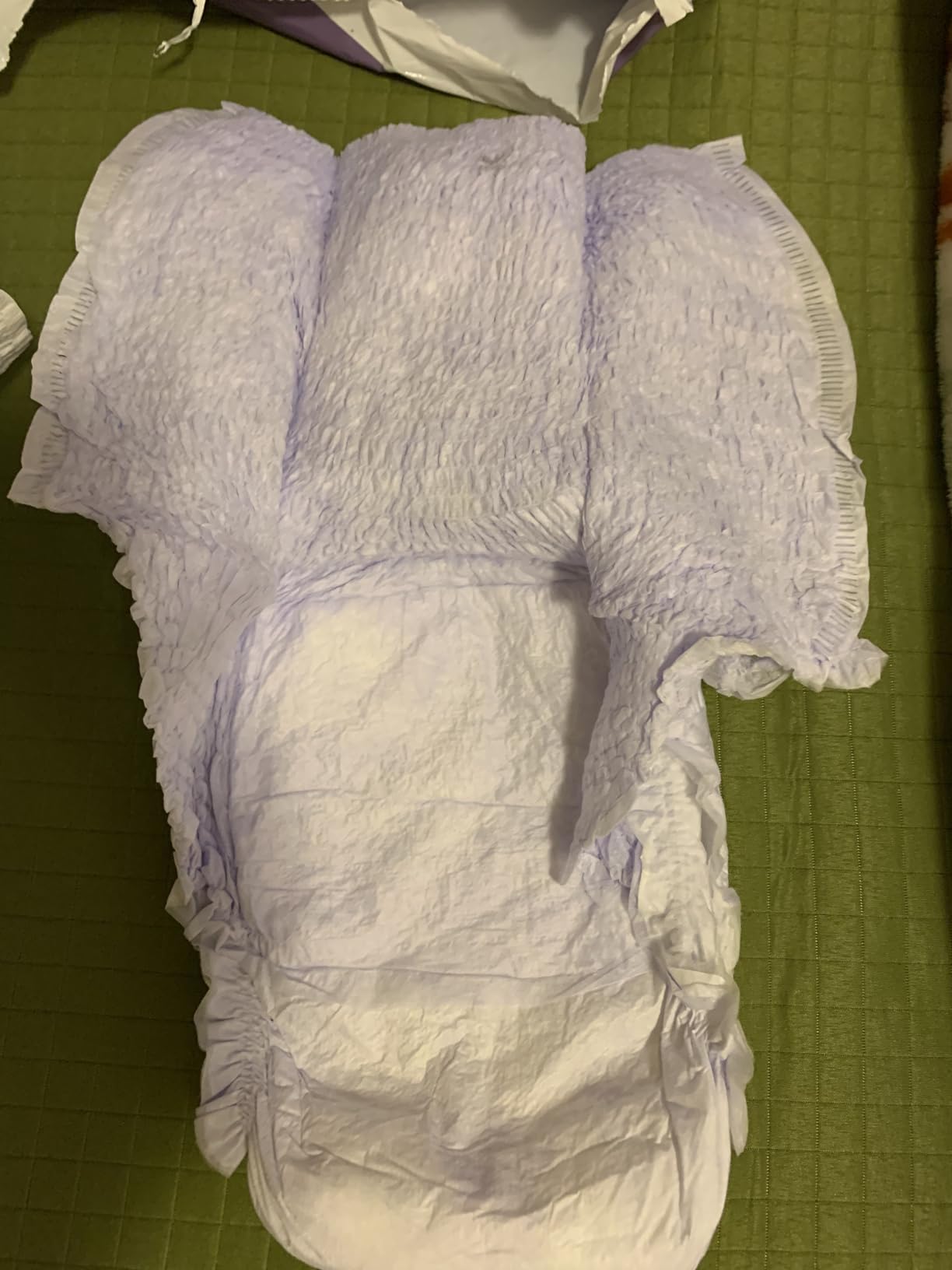 Amazon Basics Incontinence & Postpartum Underwear for Women with Bladder Leak Protection, Disposable, Maximum Absorbency, Lavender, Medium 19 Pack customer photo 1