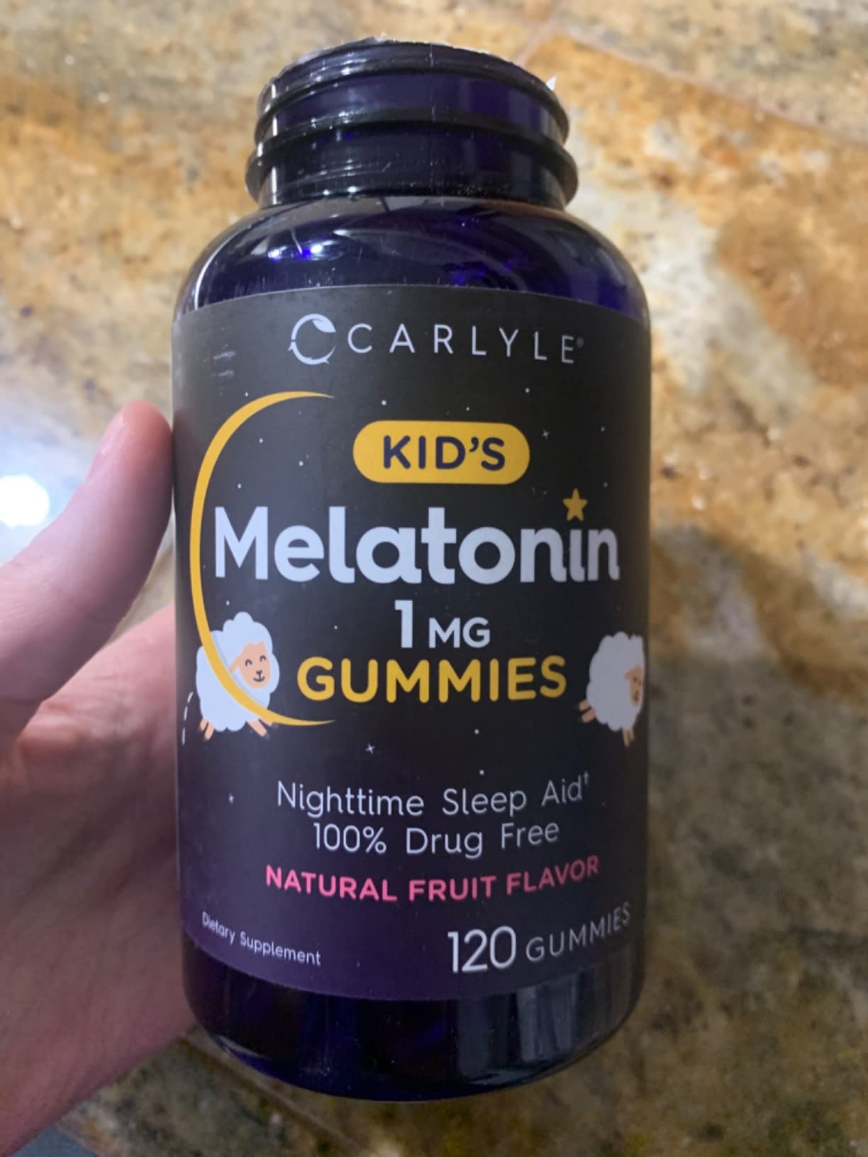 Carlyle Kids Melatonin Gummies | 1 mg 70 Count | Fruit Flavor Gummy customer photo 2