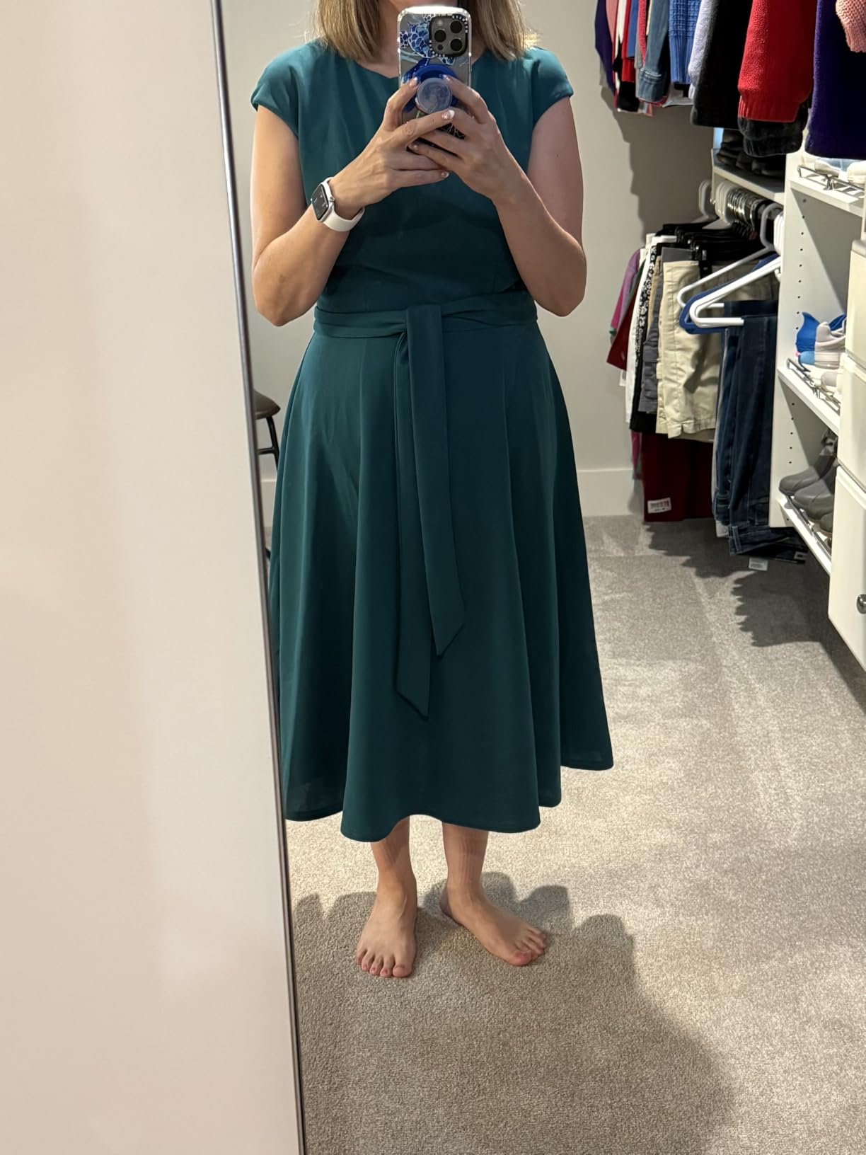 DRESSTELLS Women's Cocktail Dresses, Formal Wedding Guest Church Dress customer photo 2