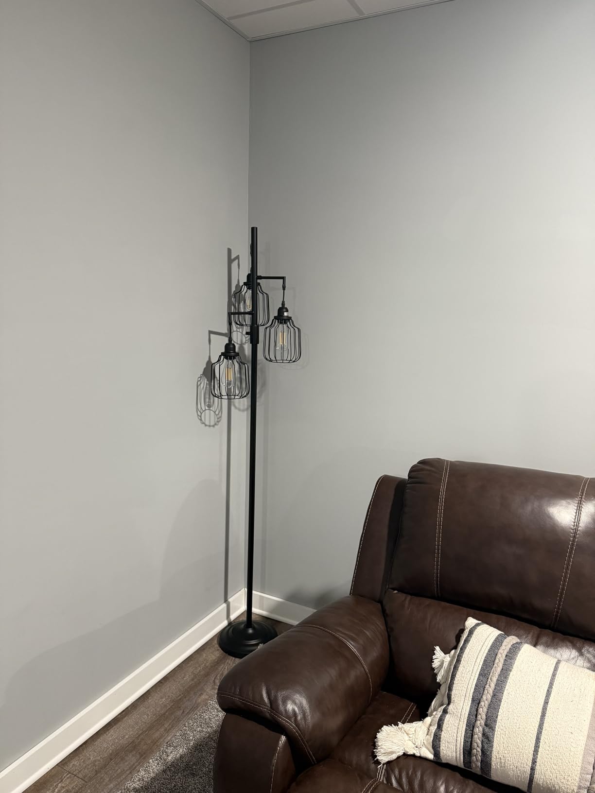 Bairth Dimmable Floor Lamp with 3 x 800LM LED Edison Bulbs for Living Room customer photo 1