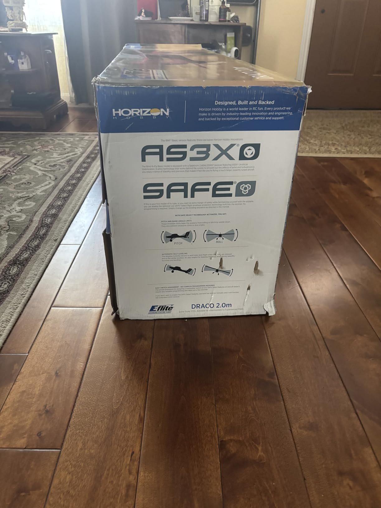 E-flite RC Airplane Draco 2.0m Smart BNF Basic Transmitter Battery and Charger not Included with AS3X and Safe Select EFL12550 customer photo 2