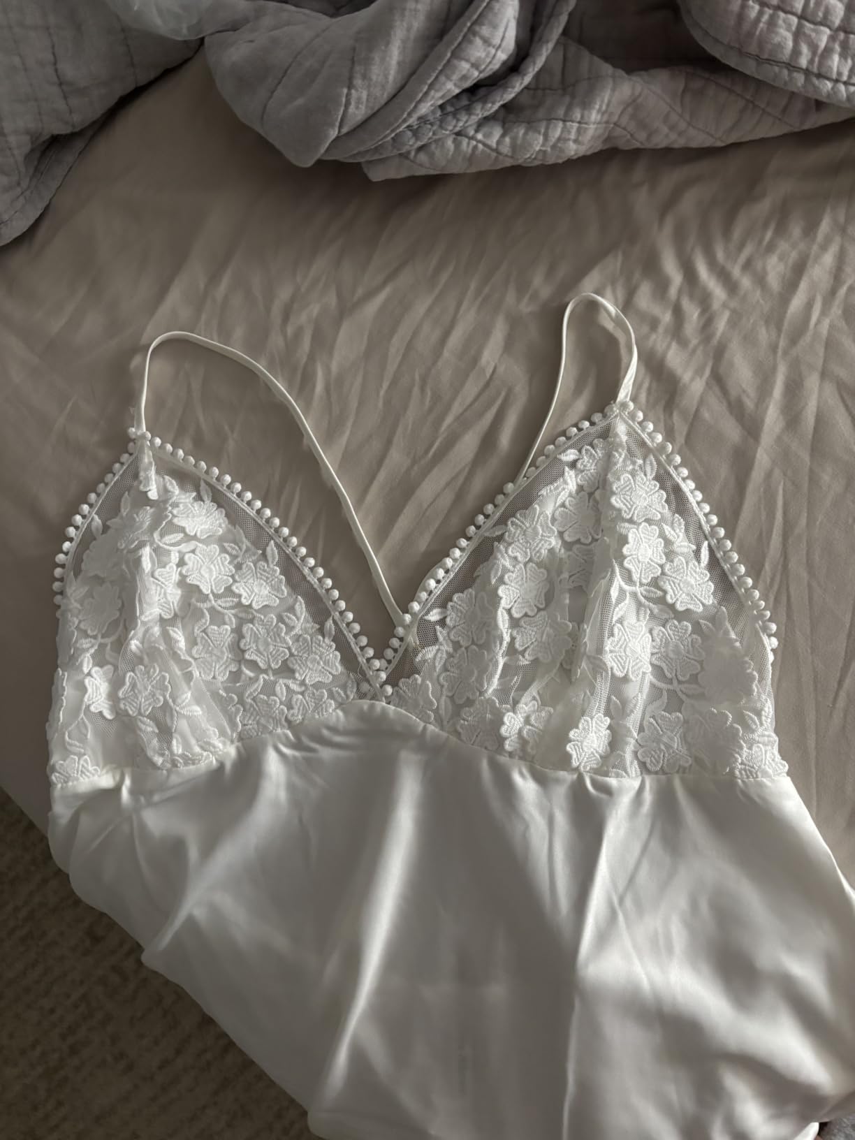 Flora Nikrooz Women's Kylie Charmeuse Chemise customer photo 1