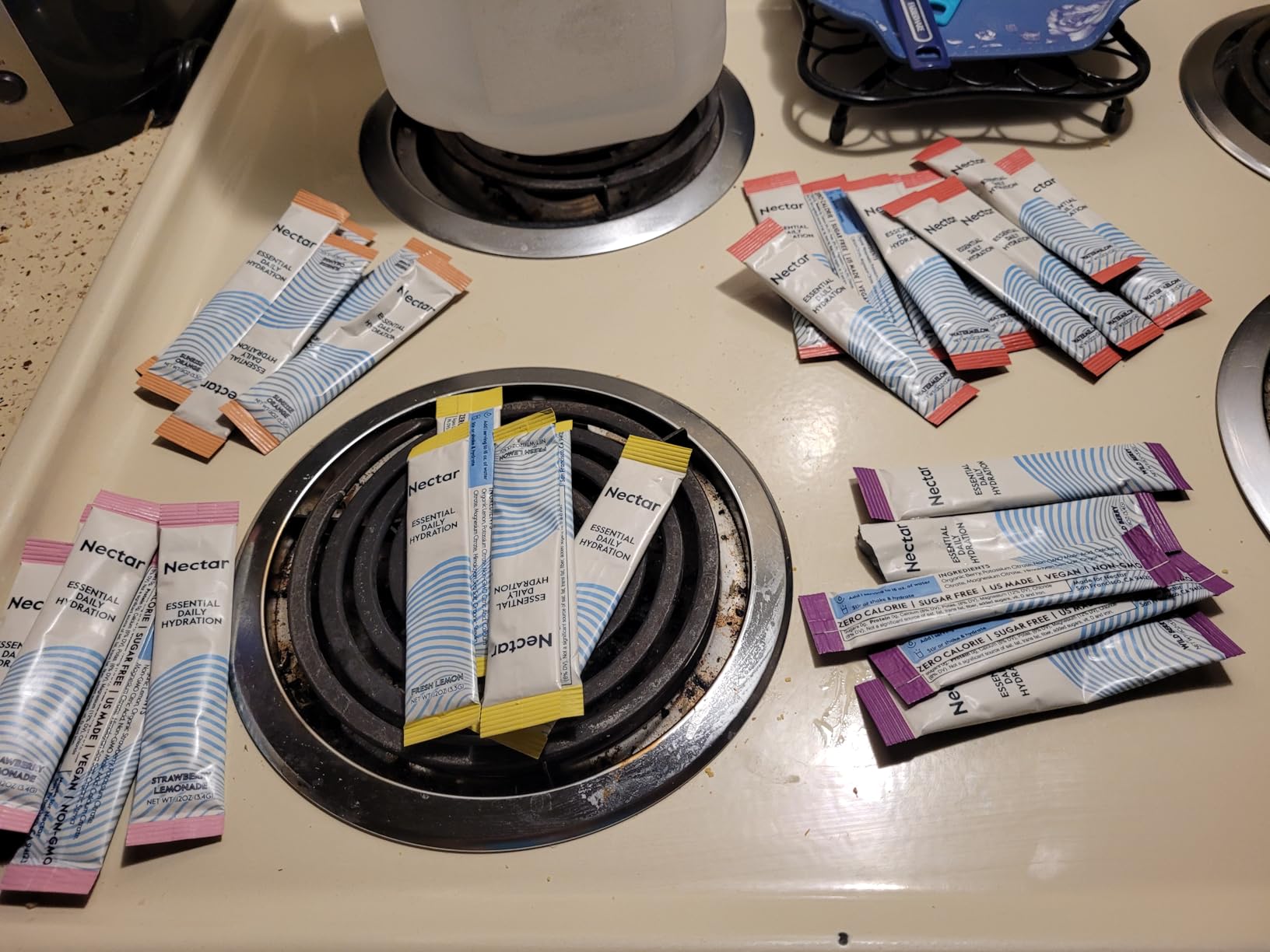 Nectar Hydration Packets - Electrolytes Powder Packets - Sugar Free & 0 Calorie - Organic Fruit Liquid Daily IV Electrolytes Powder for Dehydration Relief and Rehydration (Variety 30 Pack) customer photo 1