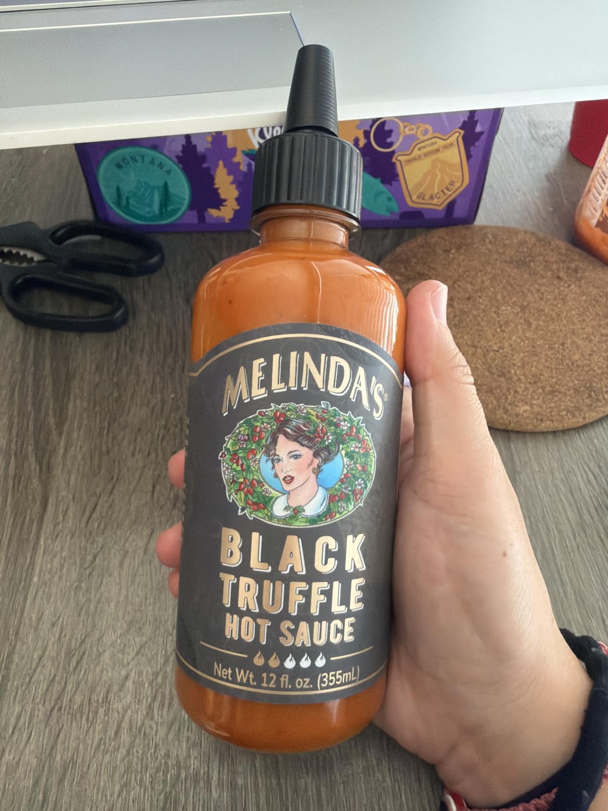 Melinda's Black Truffle Hot Sauce - Gourmet Truffle Flavor, 12oz 1pk customer photo 1
