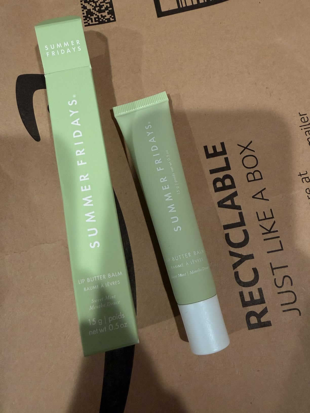 Summer Fridays Lip Butter Balm - Conditioning Lip Mask and Lip Balm for Instant Moisture, Shine and Hydration - Sheer-Tinted, Soothing Lip Care - Vanilla (.5 Oz) customer photo 1