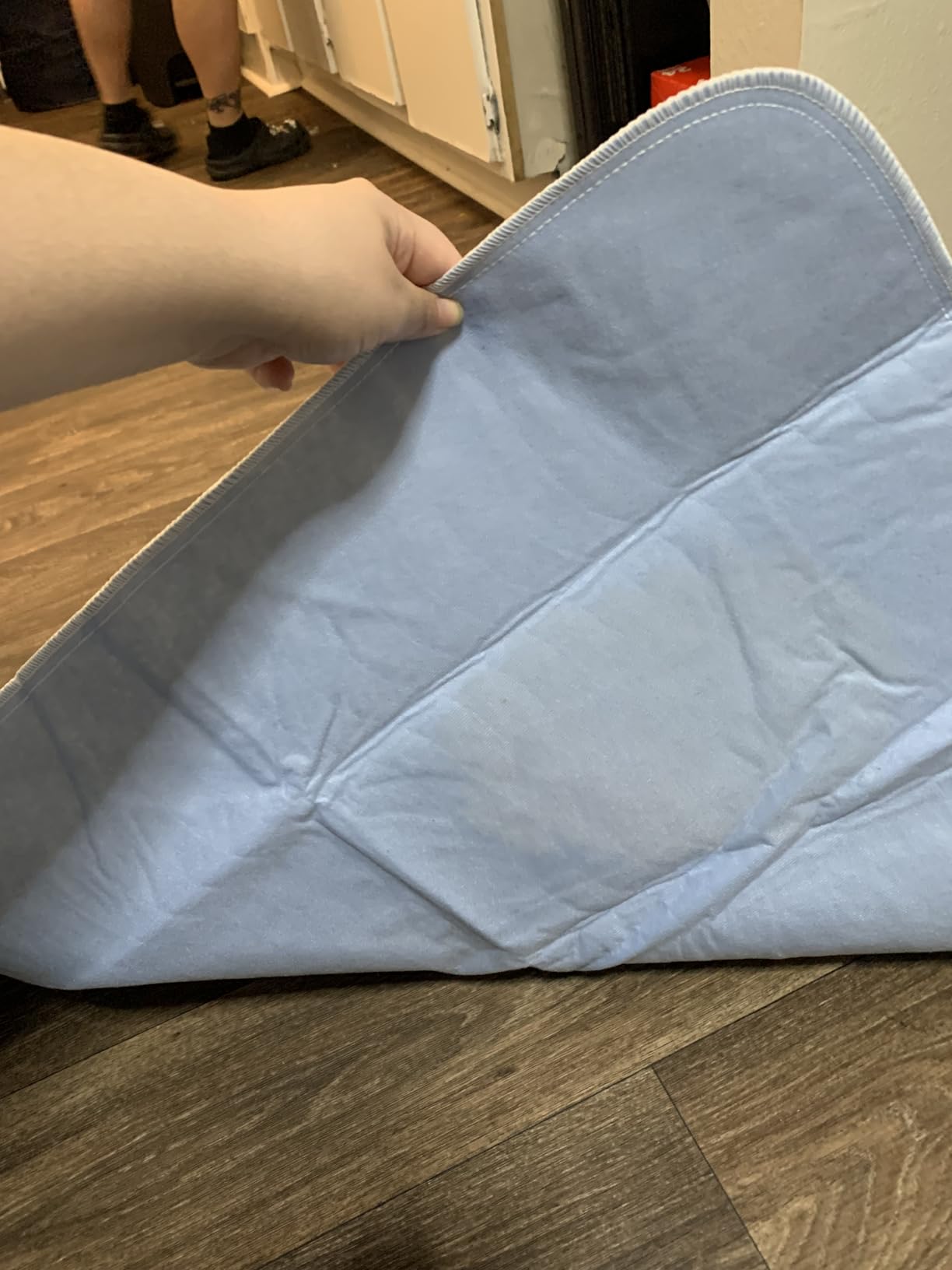 GREEN LIFESTYLE Washable Pee Pads for Dogs - Waterproof Reusable Puppy Pads with Anti-Slip Backing, Pet Training Pad for Puppy Playpen, Crate, Whelping Box, Potty Training (Pack of 2 - 34x36) customer photo 2
