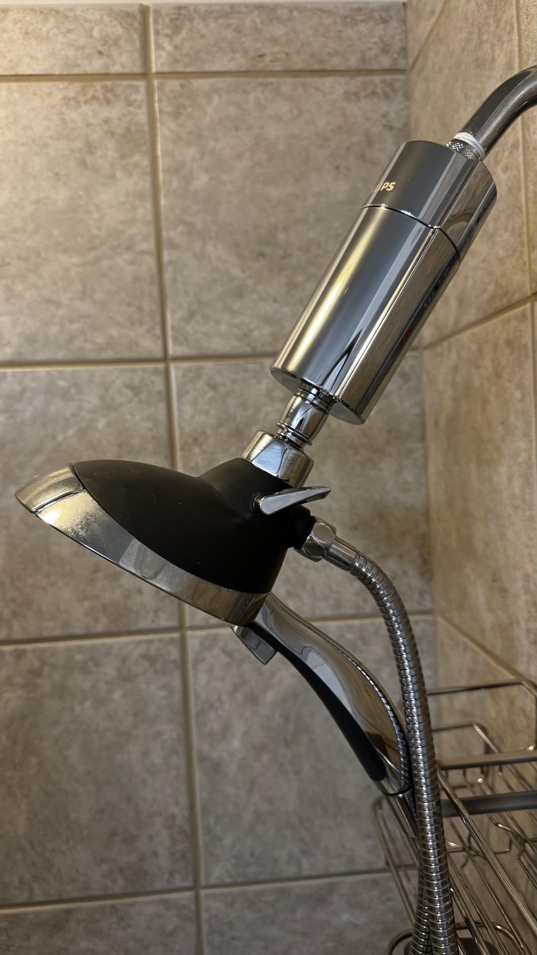 PHILIPS Shower Filter, Reduces Chlorine & Heavy Metals, AWP1775CH/37 customer photo 2