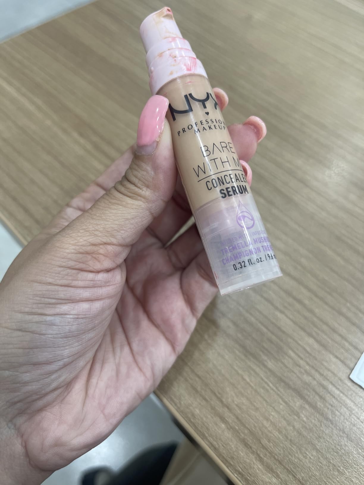 NYX PROFESSIONAL MAKEUP Bare With Me Concealer Serum, Concealer Makeup For Up To 24Hr Hydration - Beige customer photo 1