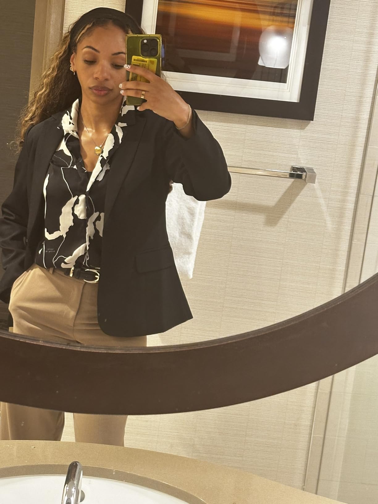 Beninos Womens Business Casual Blazer Office Work Solid Suit Jacket customer photo 1