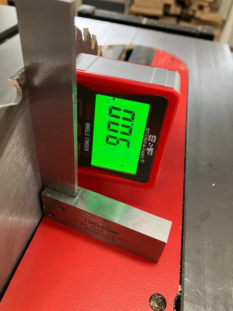 S&F STEAD & FAST Digital Angle Gauge Magnetic, Angle Cube for Table Saw customer photo 2