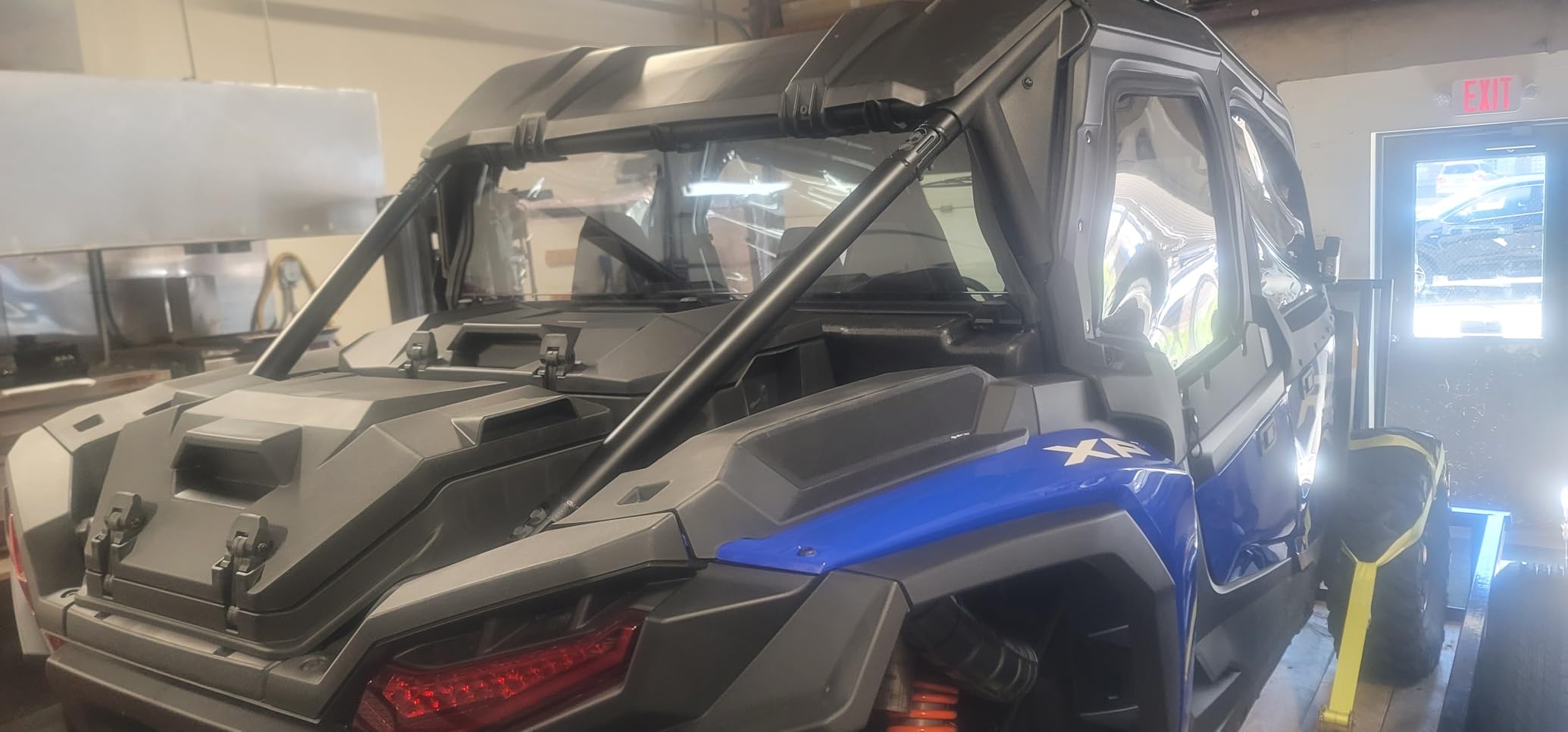 A & UTV PRO Lockable Front Cargo Storage Box, for 2009-2024 Polaris Sportsman Touring XP 1000 550 850,Waterproof 50 lb Capacity Lock & Ride Storage Bin Accessories,Replace OEM # 2877951 customer photo 1