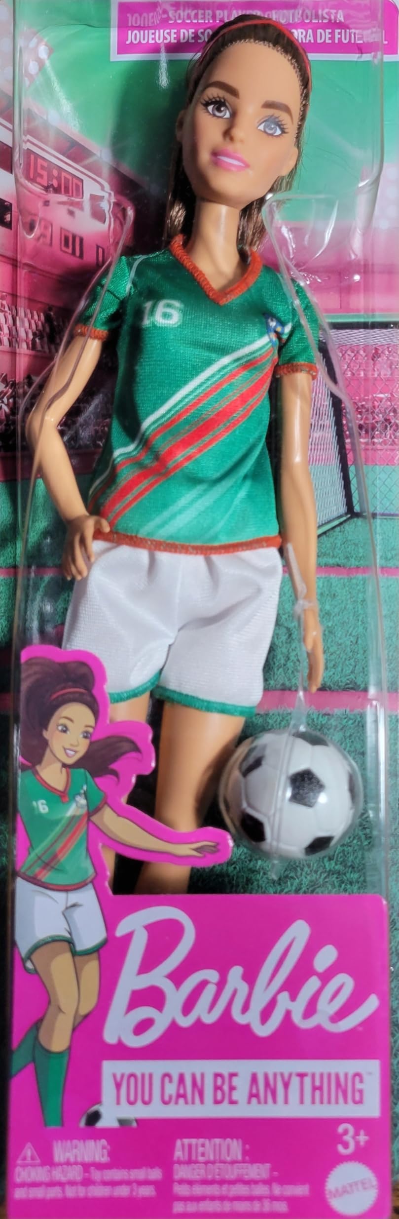 Barbie Careers Soccer Player Doll and Themed Fashions customer photo 2
