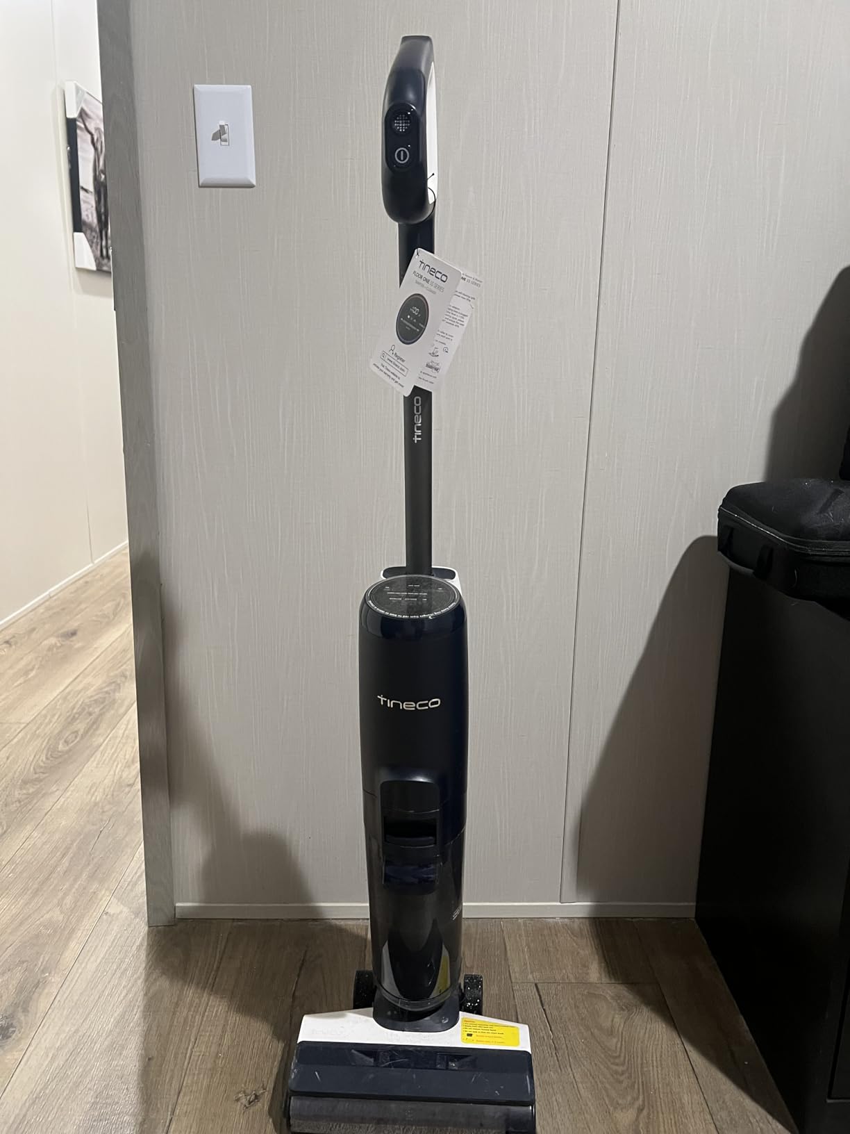 Tineco Floor ONE S5 Smart Cordless Wet Dry Vacuum Cleaner and Mop for Hard Floors, Digital Display, Long Run Time, Great for Sticky Messes and Pet Hair, Space-Saving Design, Blue customer photo 1