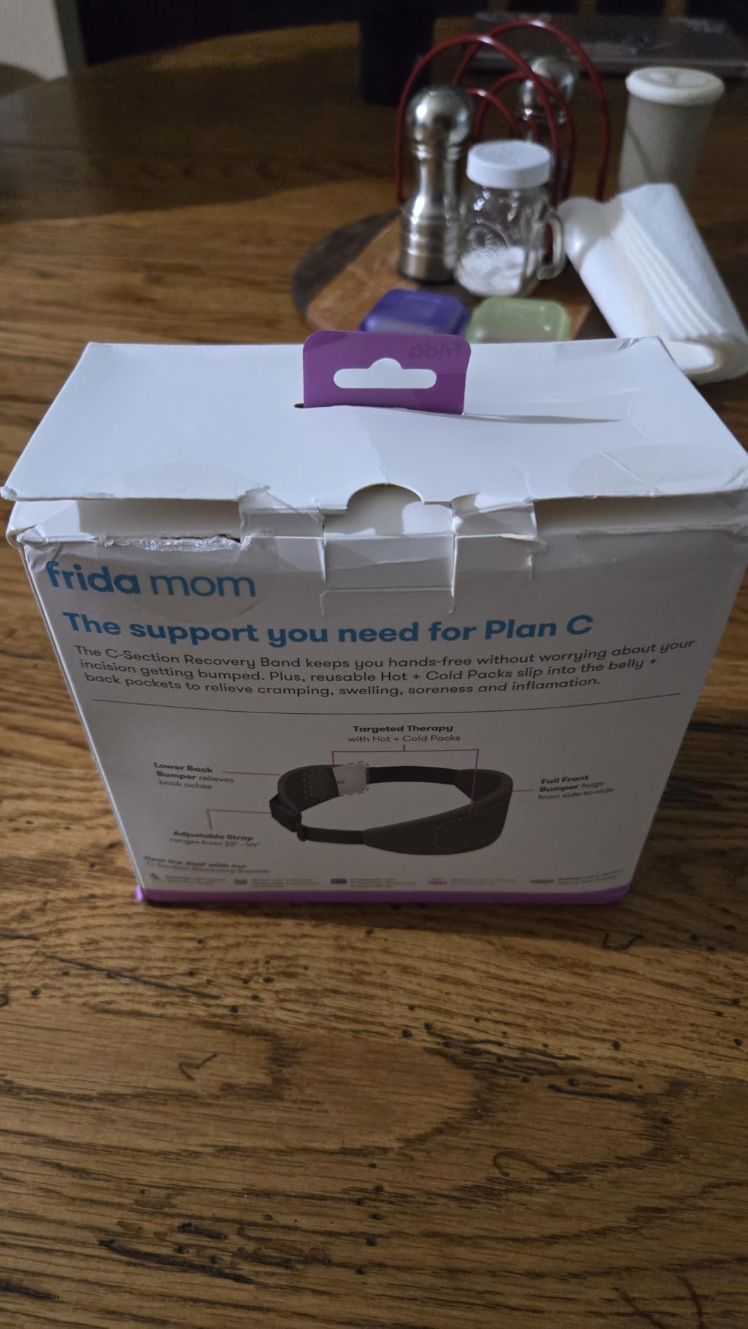 Frida Mom C-Section Hot & Cold Therapy Belly Binder, Recovery Band customer photo 2