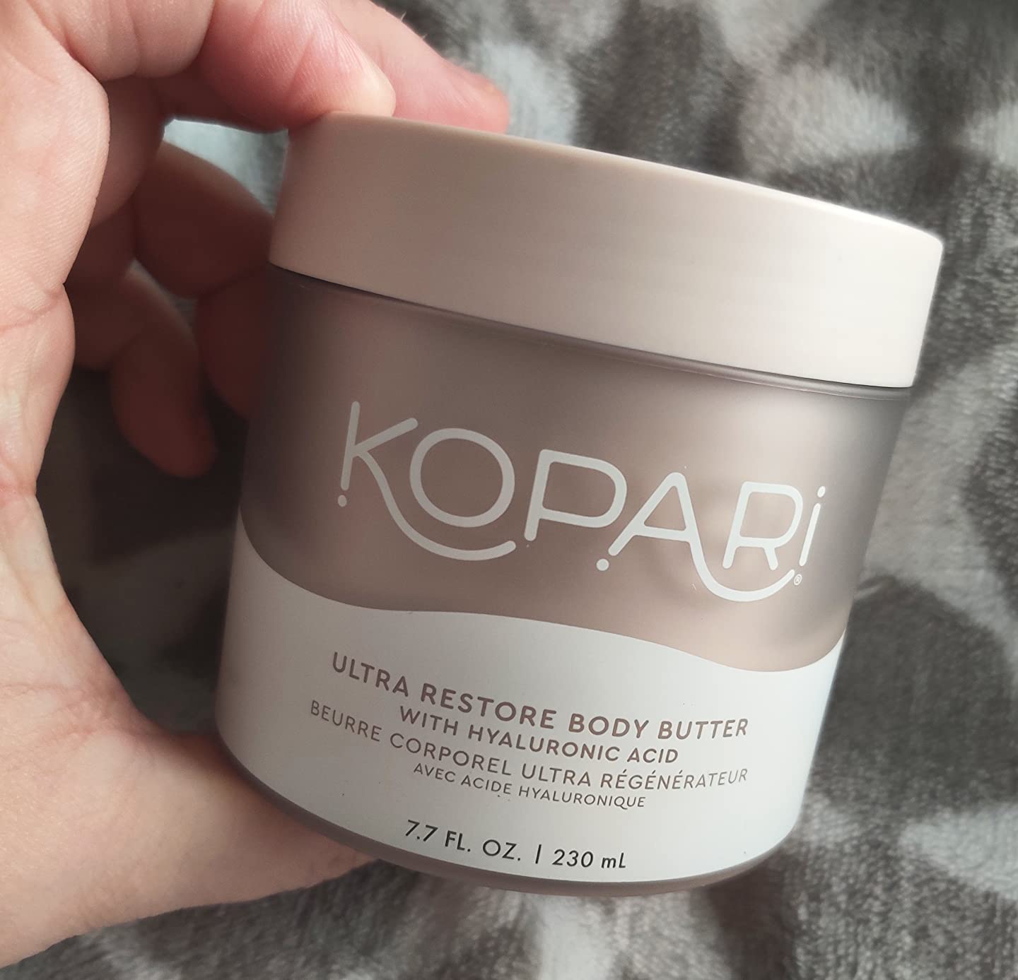 Kopari Ultra Restore Body Butter, Whipped Lightweight Formula, Hyaluronic Acid & Mango Seed Butter, Deep & Long-Lasting Moisture, Coconut 7.7 oz customer photo 2