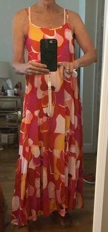ANRABESS Women Summer Sleeveless Maxi Dress Flowy Boho Beach Sundress customer photo 2